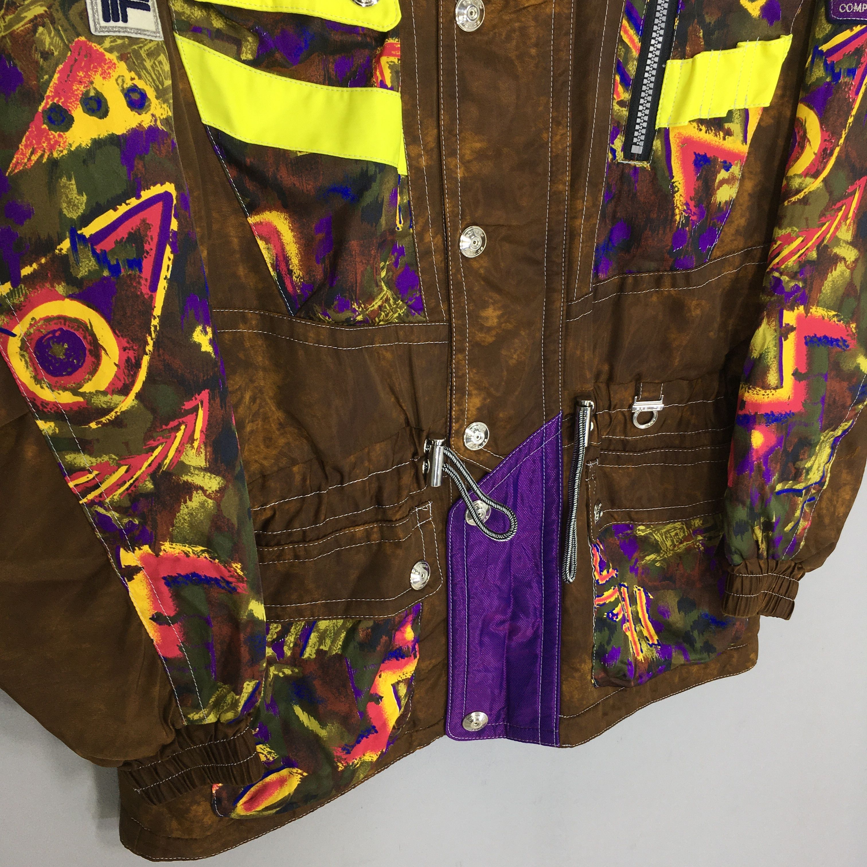 Vintage Vintage 90's Fablice Ski Wear Bomber Parka Jacket XLarge Size US XL / EU 56 / 4 - 4 Thumbnail