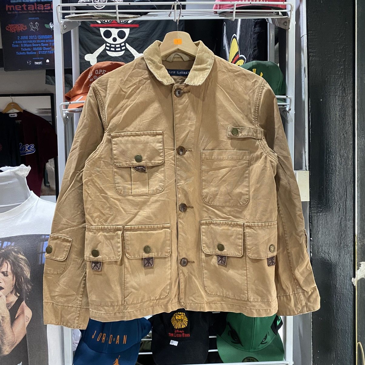 Polo Ralph Lauren × RRL Ralph Lauren Vintage Polo Ralph Lauren Hunting Multi Pocket Jacket Size S Size US S / EU 44-46 / 1 - 1 Thumbnail