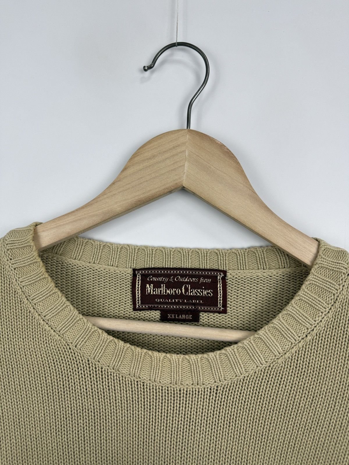 Marlboro 🇺🇸 Vintage 90s Marlboro Classics Knit Sweaters Rare Retro Size US XXL / EU 58 / 5 - 5 Thumbnail