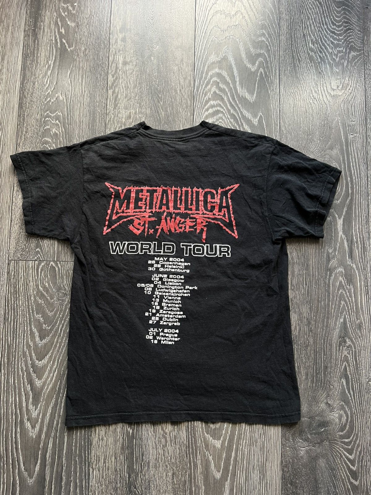 Band Tees × Metallica × Vintage Metallica vintage T-shirt St. Anger 2004 tour black band tee Size US S / EU 44-46 / 1 - 5 Thumbnail