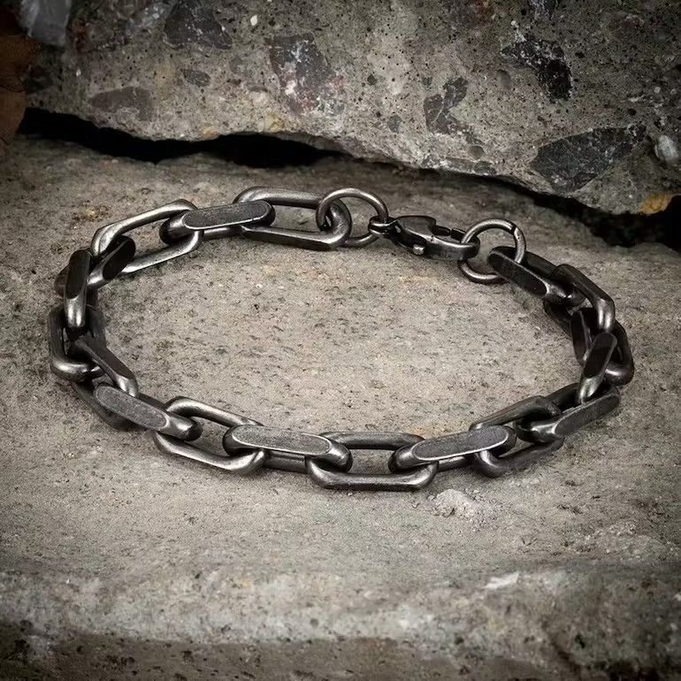 Jewelry Punk Rock Bicycle Chain Bracelet Size ONE SIZE - 1 Thumbnail