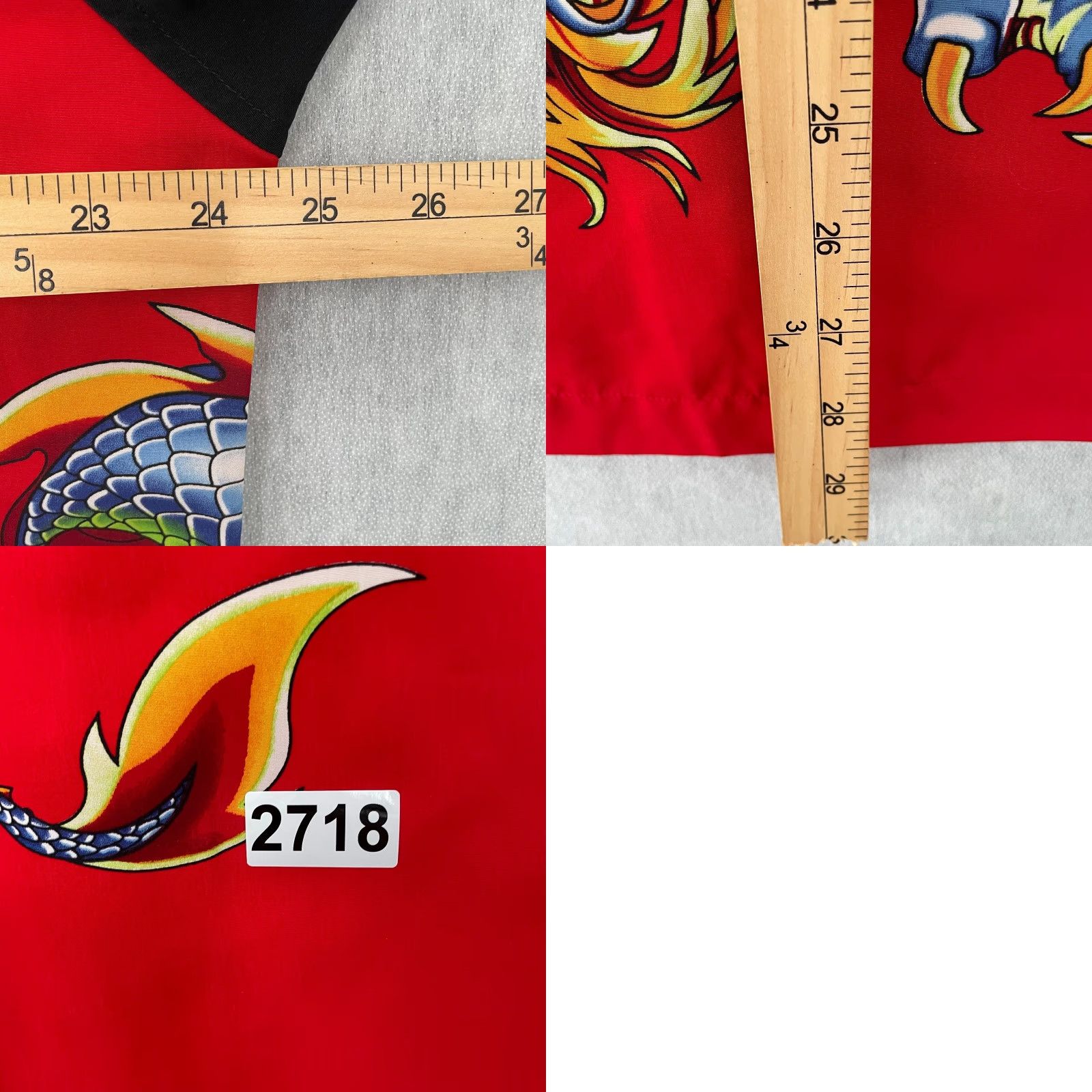 JNCO VINTAGE Jnco Jeans Shirt Main Selling Point Brand JNCO Shirt Adult XL Red Dragon Short Sleeve Button Up Streetwear Size US XL / EU 56 / 4 - 9 Thumbnail
