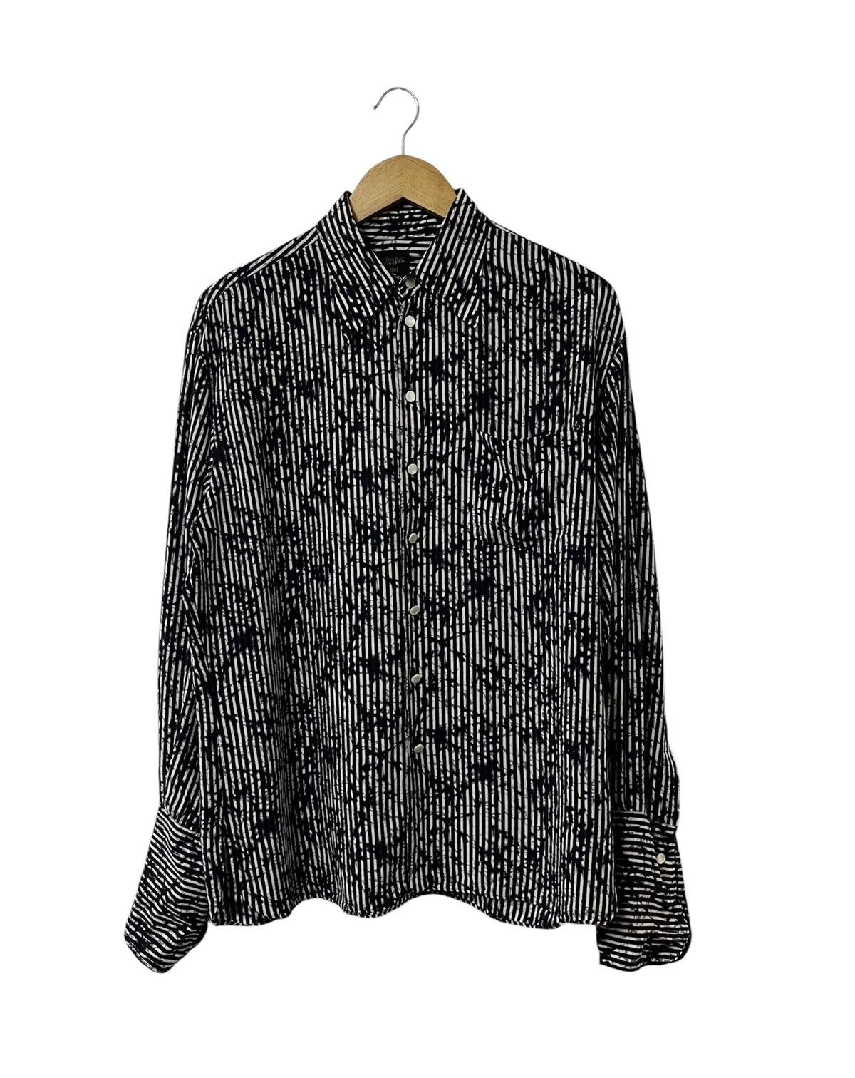 Jean Paul Gaultier silky stripes shirt | Grailed
