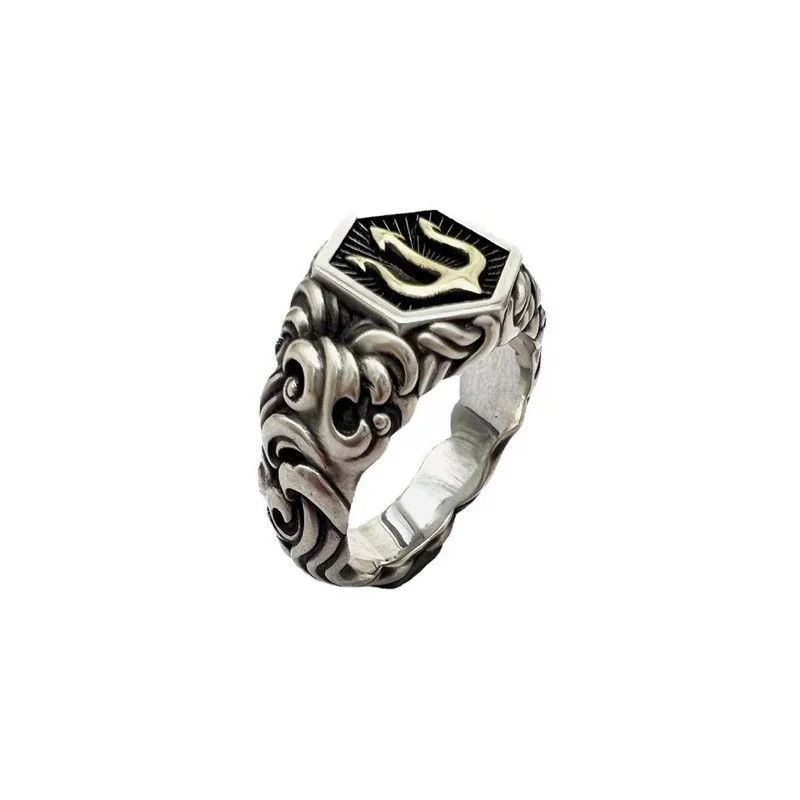 Japanese Brand × Vintage Trident neptune ring Size ONE SIZE - 3 Thumbnail