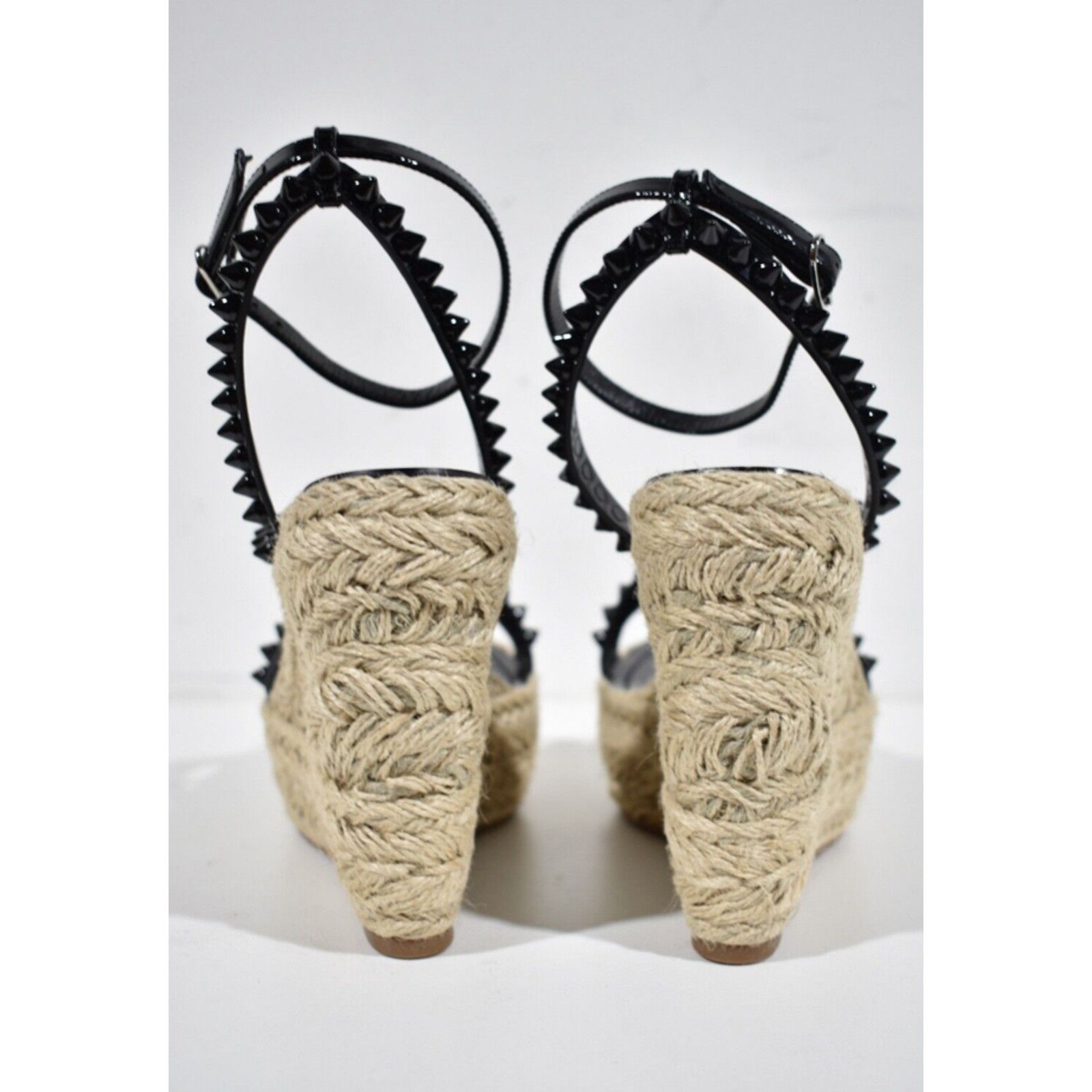 Christian Louboutin Mafaldina Zeppa 120 Black Platform Wedge Sandal Heel Pump 42 Size US 12 / IT 42 - 11 Thumbnail