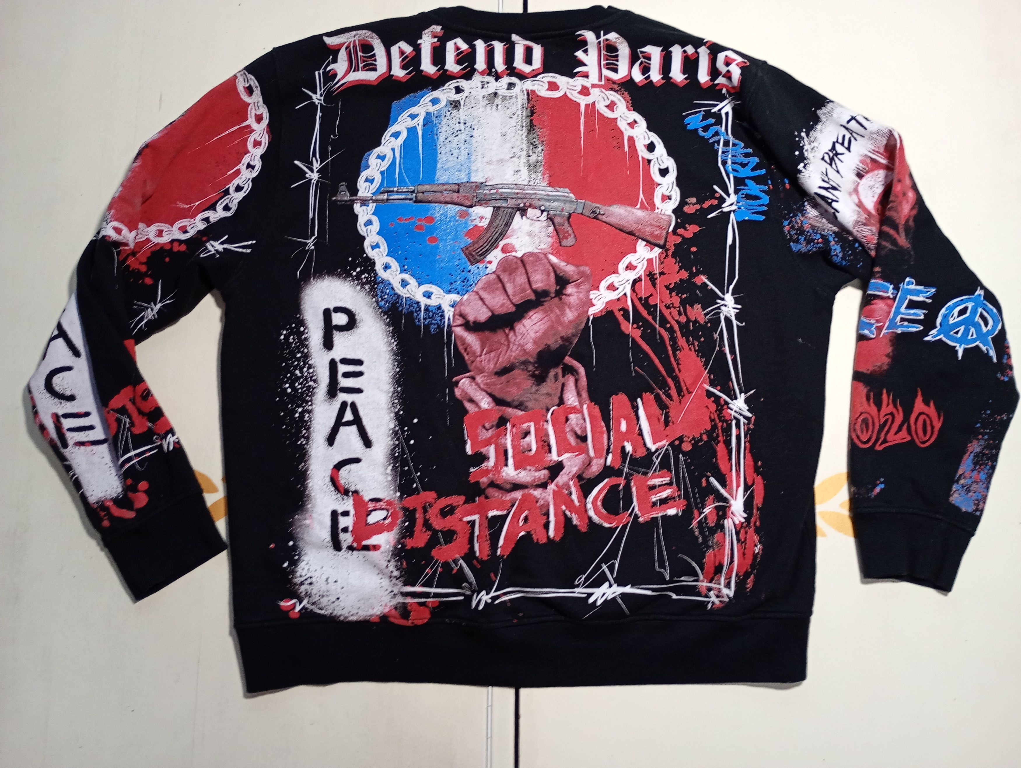 DEFEND PARIS Defend Paris Ideal Breath AO Graphic Sweatshirt Size US XXL / EU 58 / 5 - 9 Thumbnail