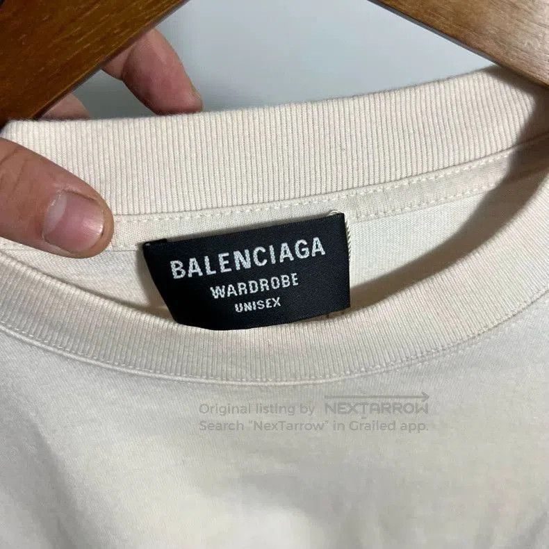 Balenciaga Balenciaga Back Logo Short Sleeve Tee. Size US M / EU 48-50 / 2 - 3 Thumbnail