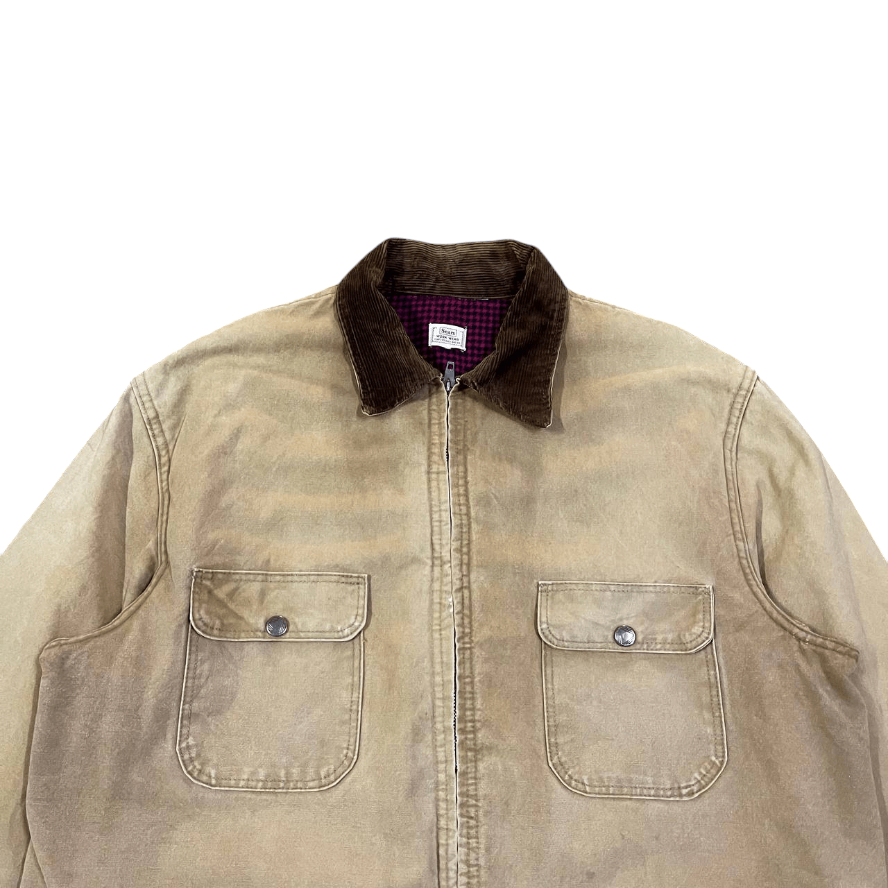 Sears Vintage 50's Sears Workwear Canvas Chore Jacket Size US M / EU 48-50 / 2 - 3 Thumbnail