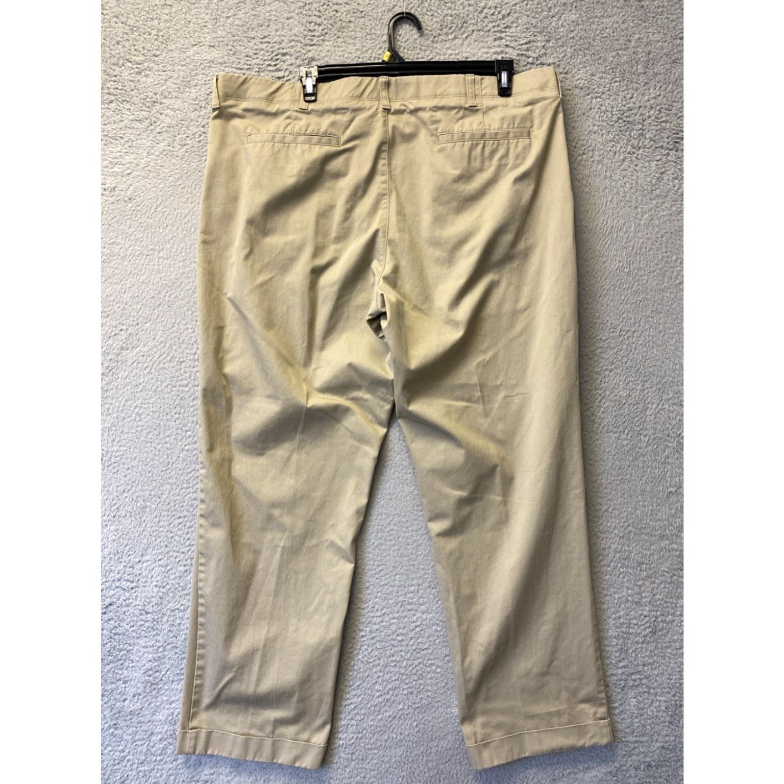 Lands' End Lands' End Men's Chino Pants 44x34 Tan Classic Fit No Iron Wrinkle Resistant Workwear Size US 44 / EU 60 - 6 Thumbnail