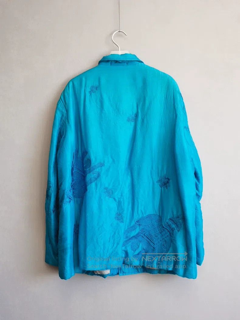 Yohji Yamamoto YOHJI YAMAMOTO Silk Embroidered Cotton Jacket Size US M / EU 48-50 / 2 - 2 Thumbnail
