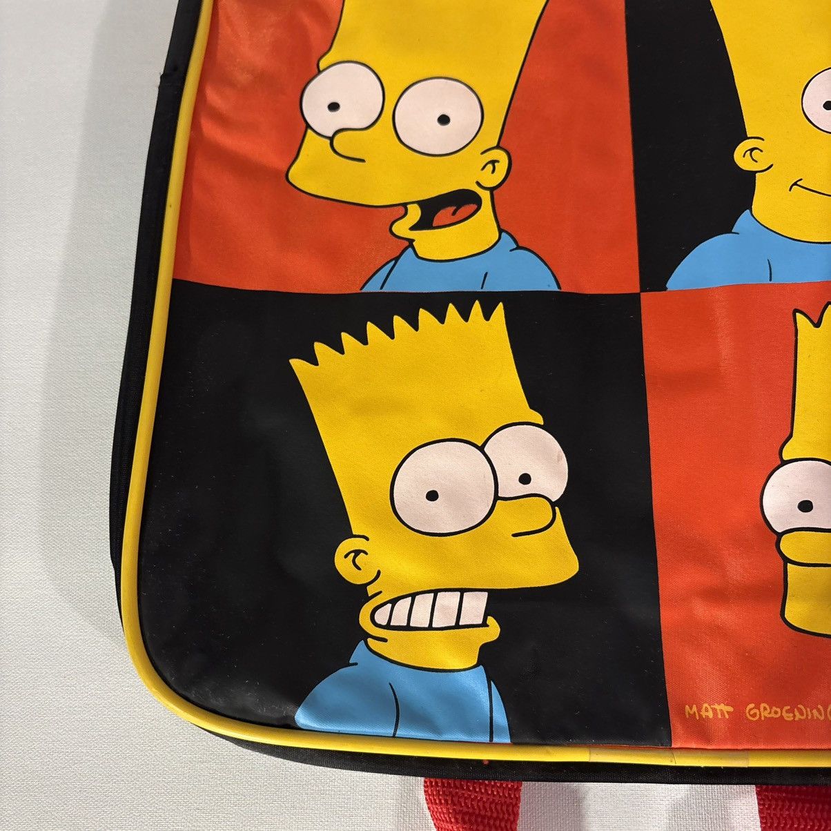 The Simpsons Vintage 90s The Simpsons Bags Many Faces of Bart Backpack Size ONE SIZE - 3 Thumbnail