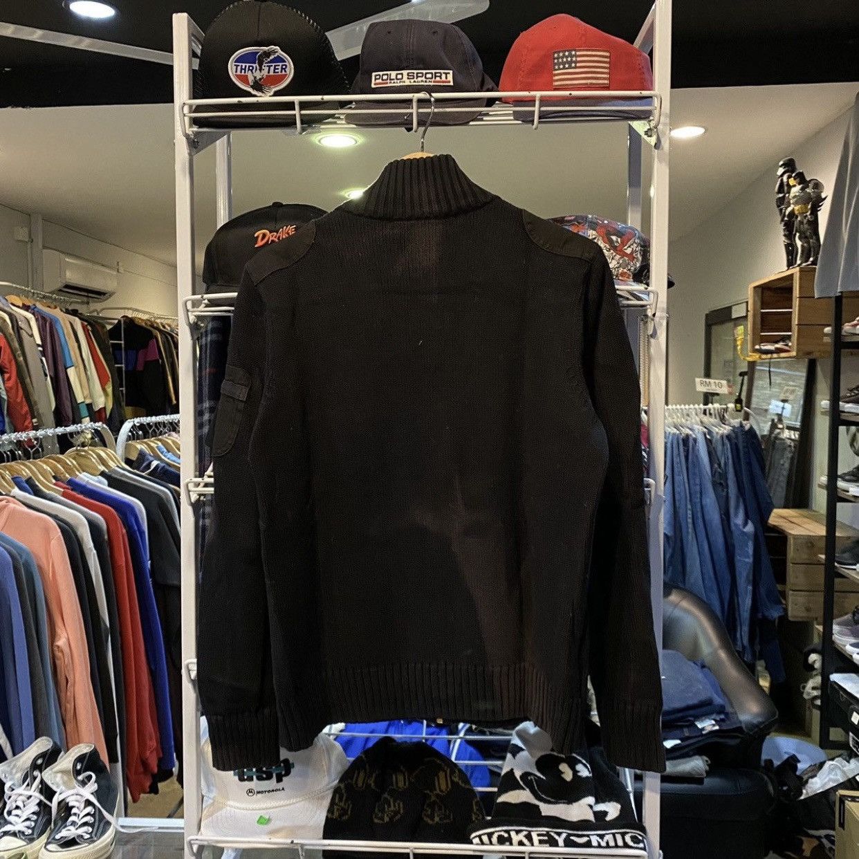 Lauren Ralph Lauren Vintage Lauren Ralph Lauren Black Full Zip Sweater Jacket Size US S / EU 44-46 / 1 - 2 Thumbnail