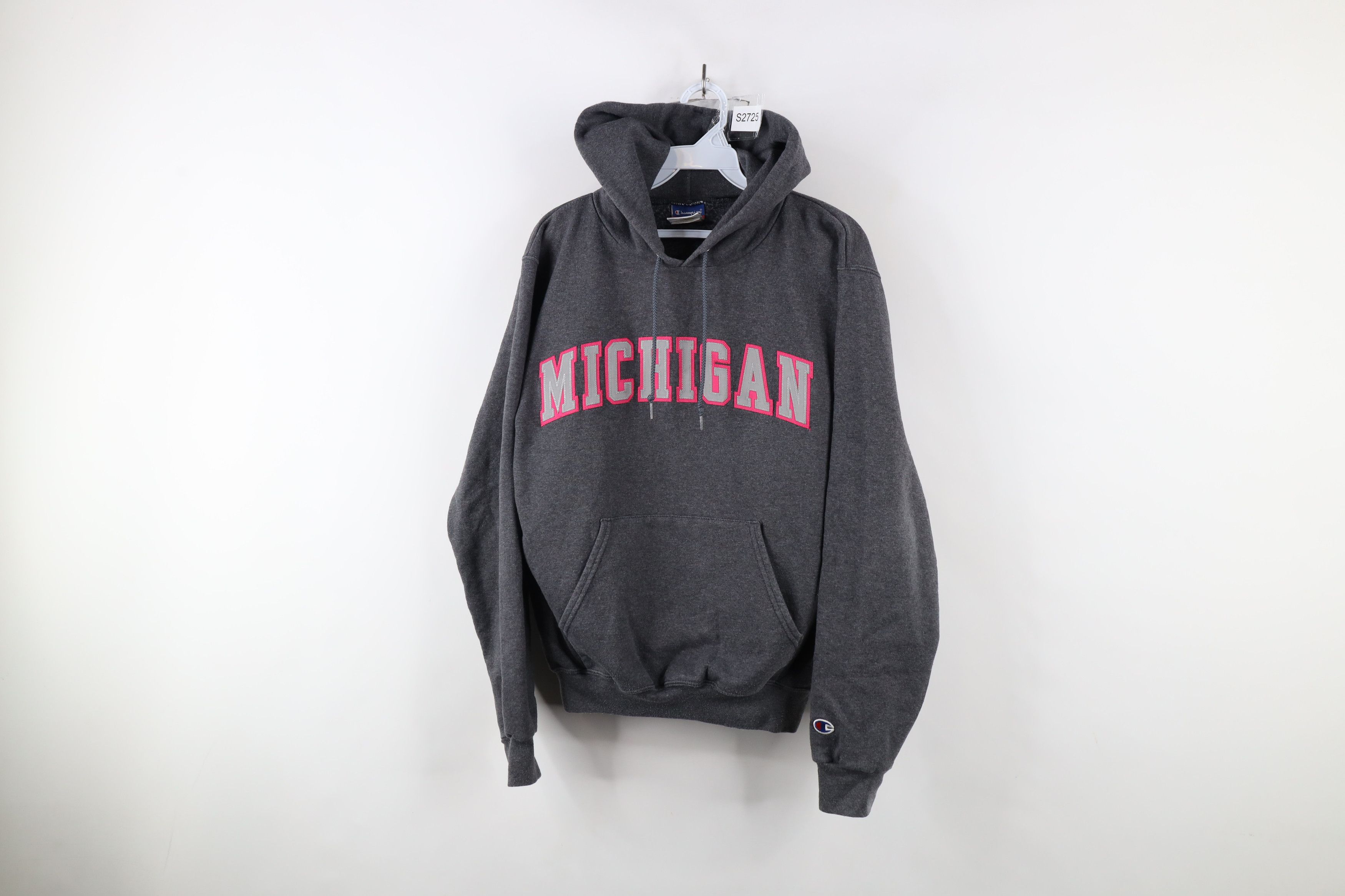 Champion × Vintage Vintage Champion Reflective University of Michigan Hoodie Size S / US 4 / IT 40 - 1 Thumbnail