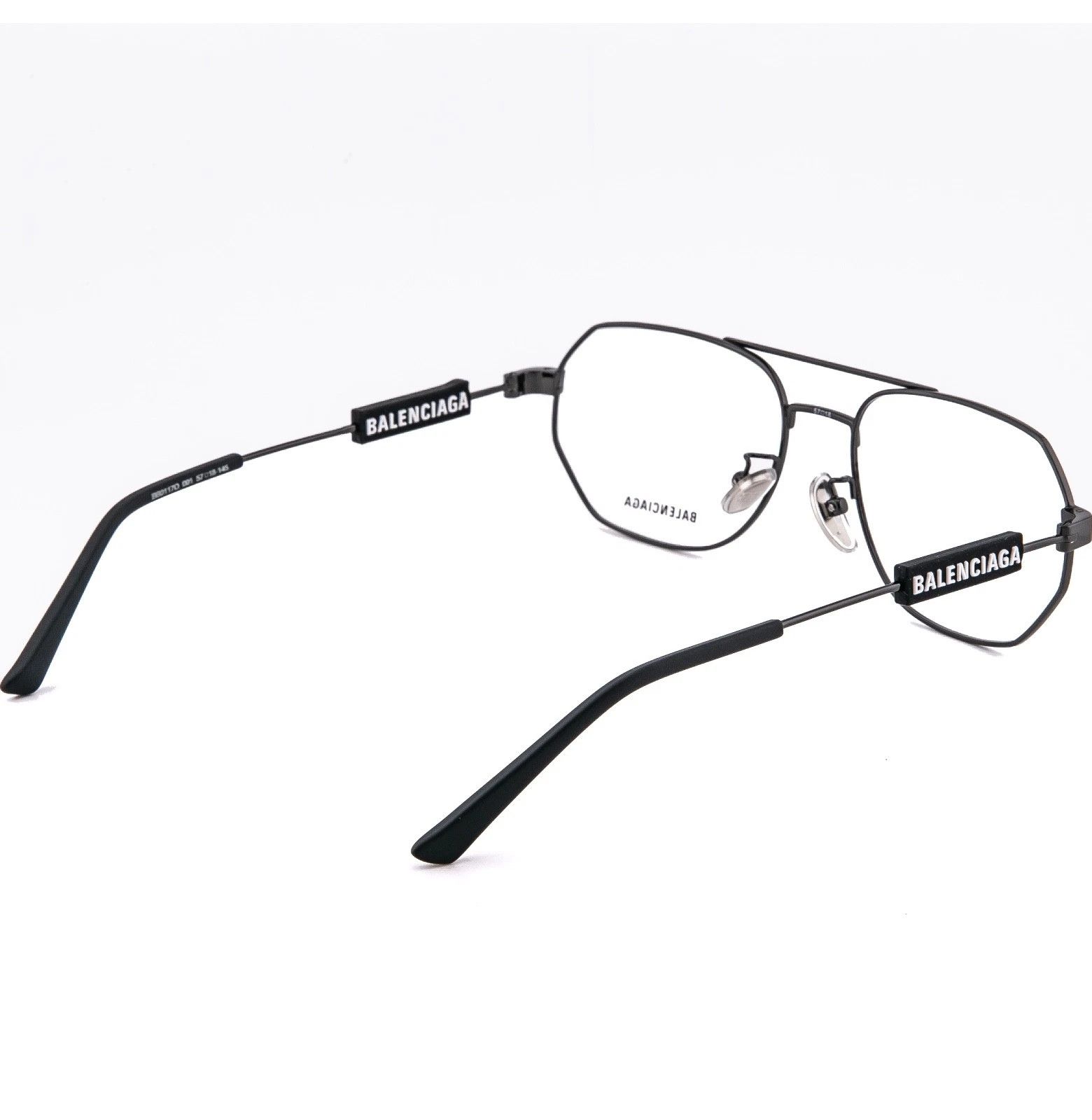 Balenciaga BALENCIAGA TAG 0117 Black Unisex Eyeglass BB0117O 001 Size ONE SIZE - 2 Thumbnail