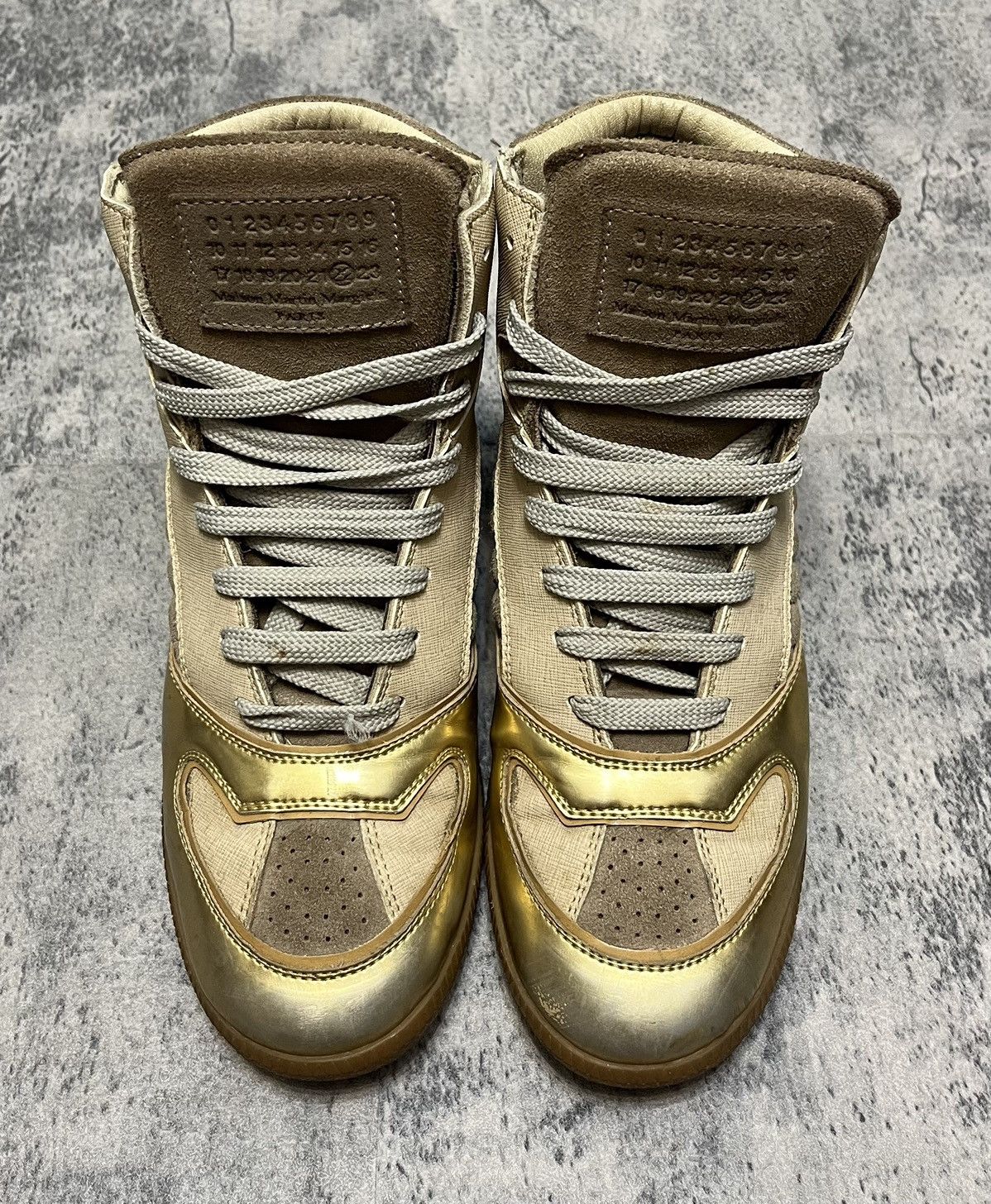 Maison Margiela Maison Margiela Gats High Top Sneakers Size US 6 / EU 39 - 3 Thumbnail