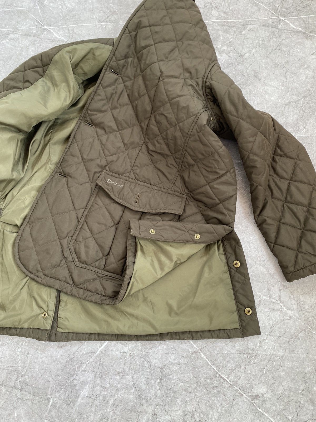 Barbour Vintage Y2K Barbour Quilted Lutz Casual Jacket Retro Hype Size US XXL / EU 58 / 5 - 21 Thumbnail