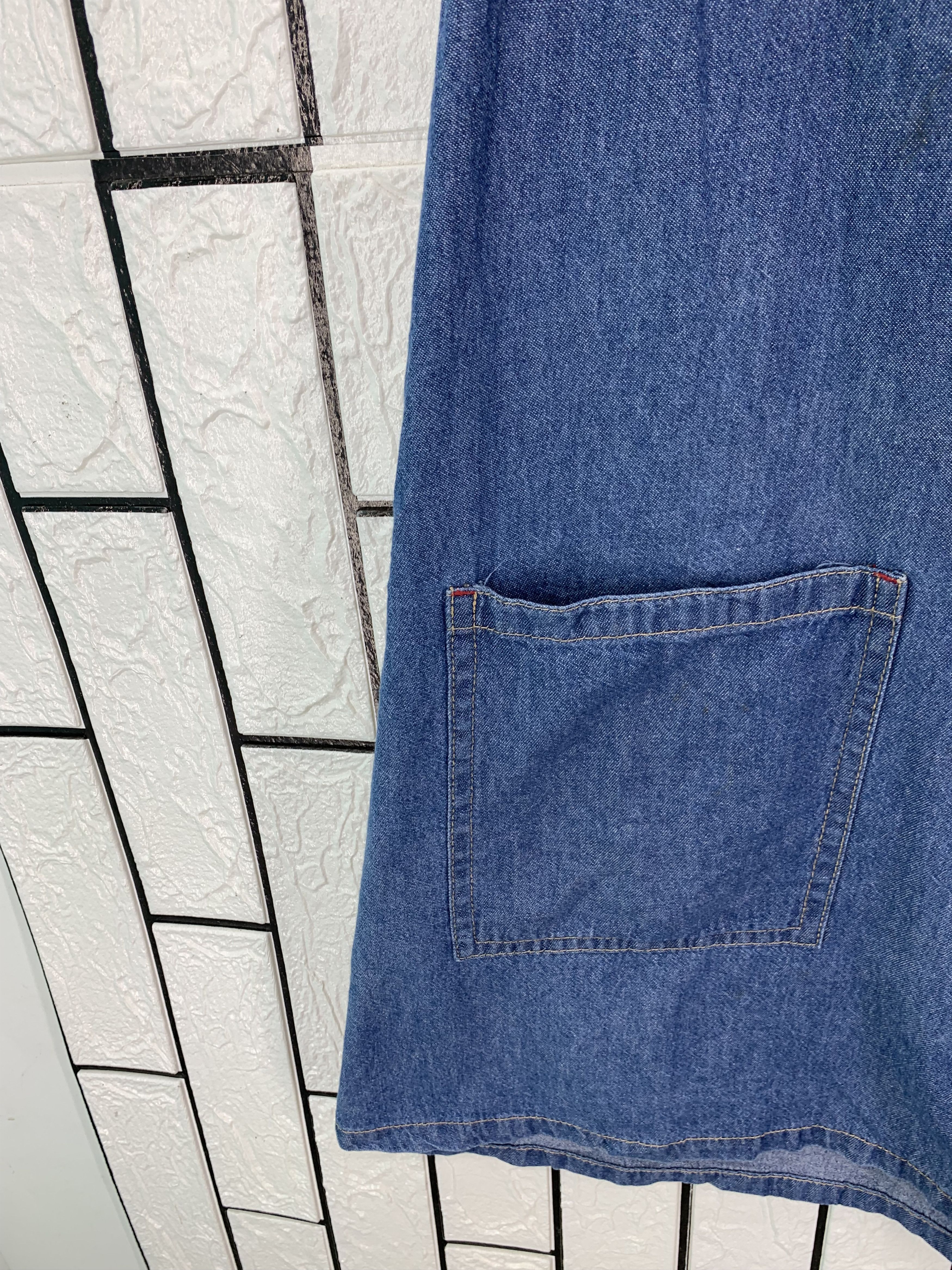Japanese Brand Denim dress Size M / US 6-8 / IT 42-44 - 3 Thumbnail