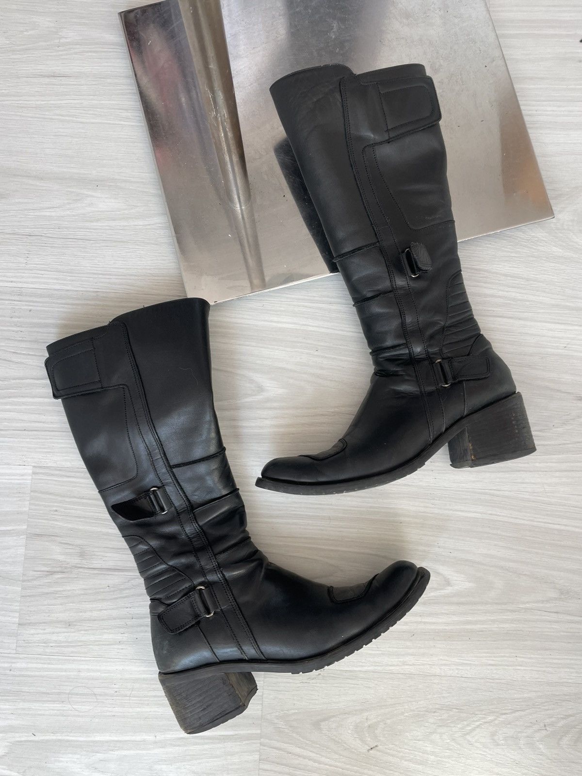 Vintage y2k leather boots Size US 6.5 / IT 36.5 - 8 Thumbnail