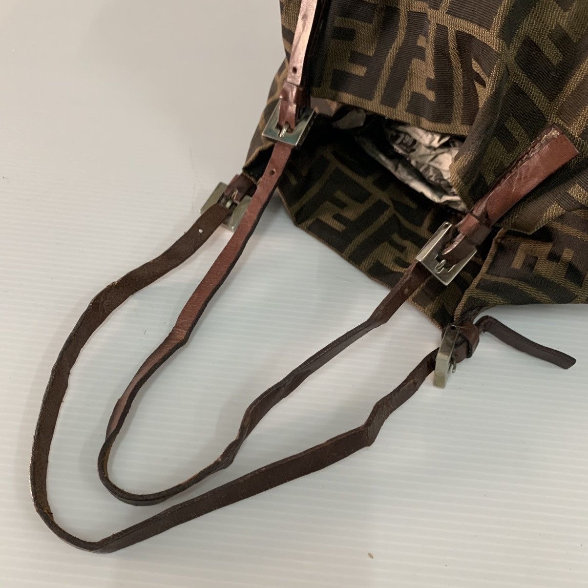 Fendi Fendi Zucca Small Tote Bag Size ONE SIZE - 9 Thumbnail