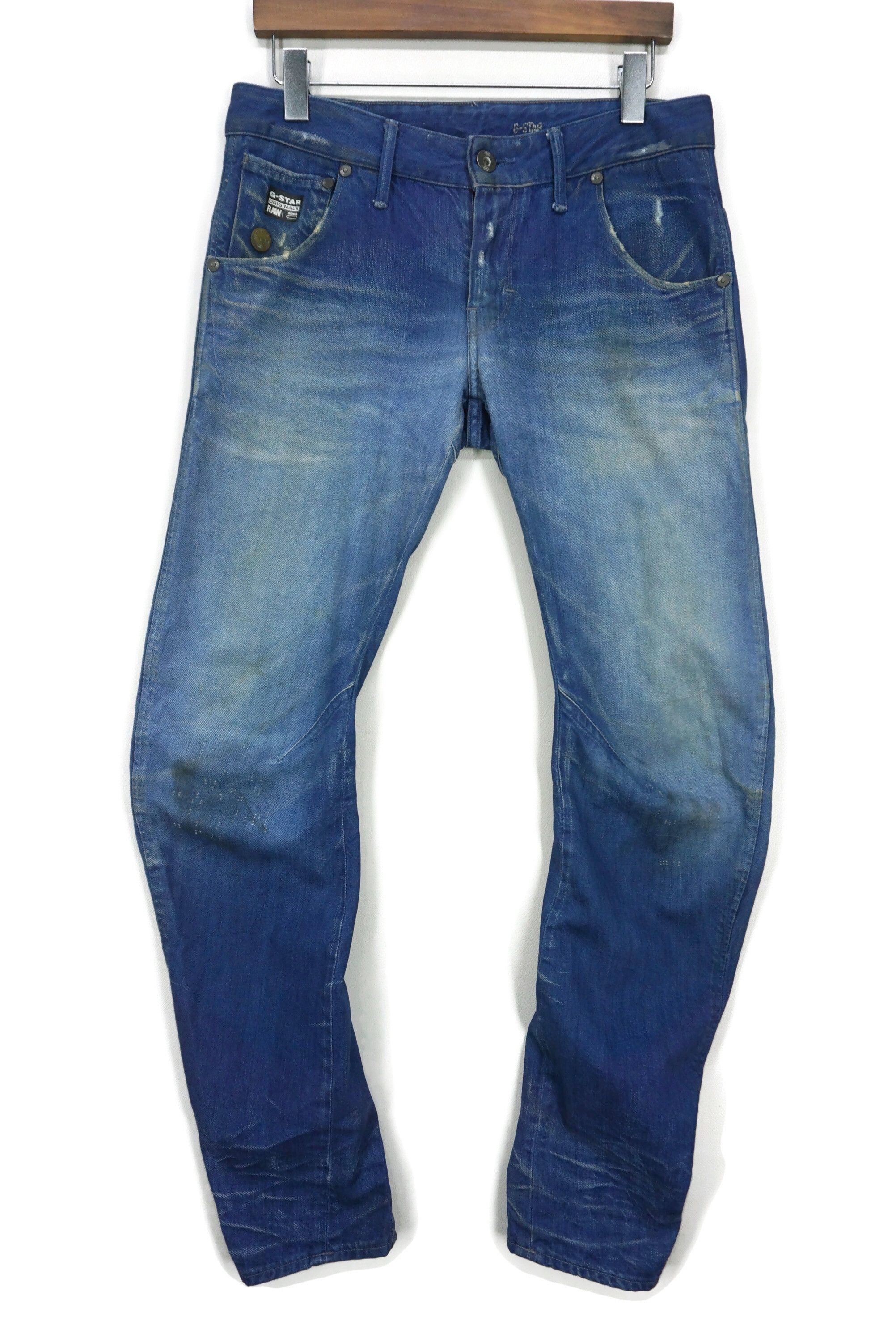 G-Star Arc 3D Slim Jeans Size 30 fit W32xL32 Distressed Denim Italy Size US 30 / EU 46 - 1 Thumbnail