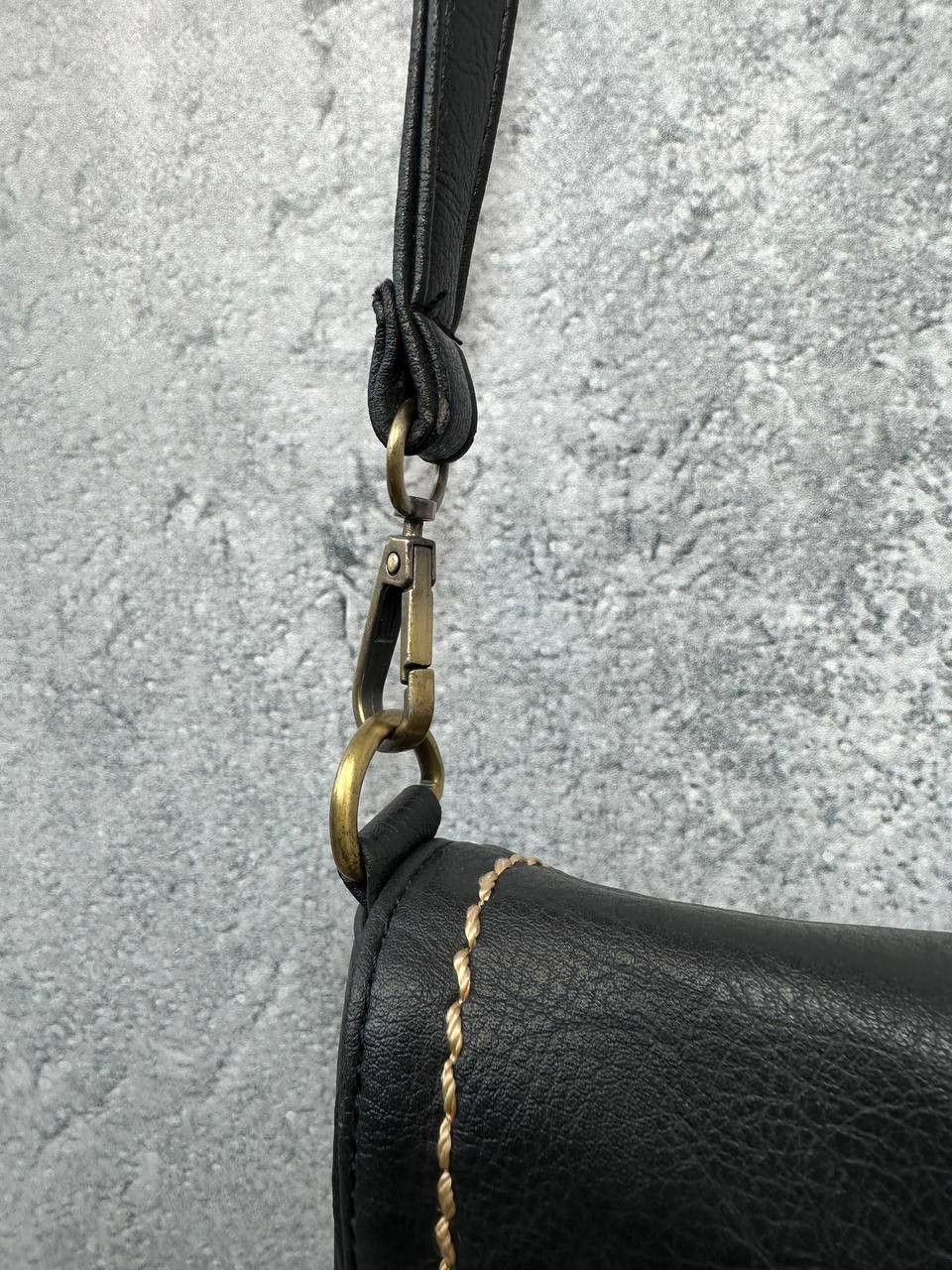 Leather Mulberry Black Leather Crossbody Bag with Brass Hardware Size ONE SIZE - 10 Thumbnail