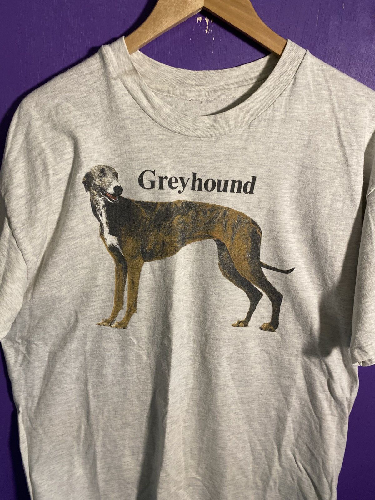 Other Vintage 90s Greyhound dog animal tee Size US XL / EU 56 / 4 - 3 Thumbnail