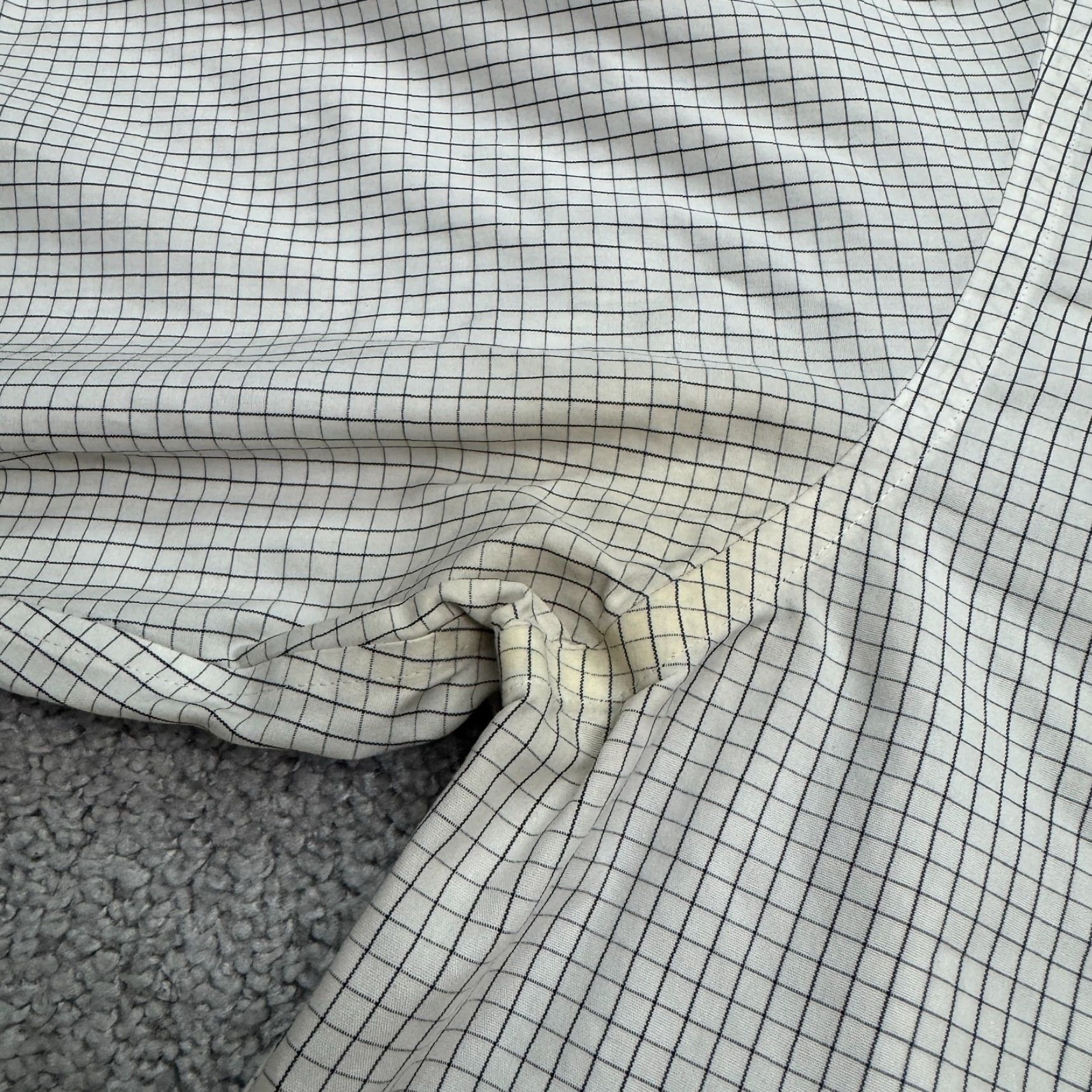 Brooks Brothers Brooks Brothers Extra Slim Non Iron Dress Shirt Mens 16 34 White Blue Check Work Size 42R - 7 Thumbnail
