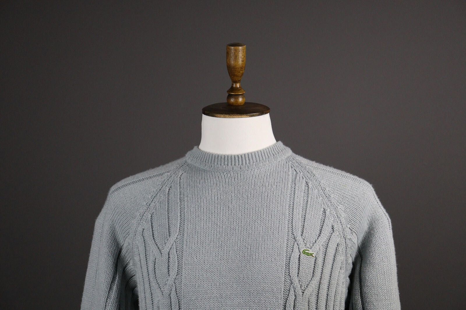 Lacoste Men Lacoste Classic Wool Cable Knit Casual Sweater Size 5 Size US M / EU 48-50 / 2 - 2 Thumbnail