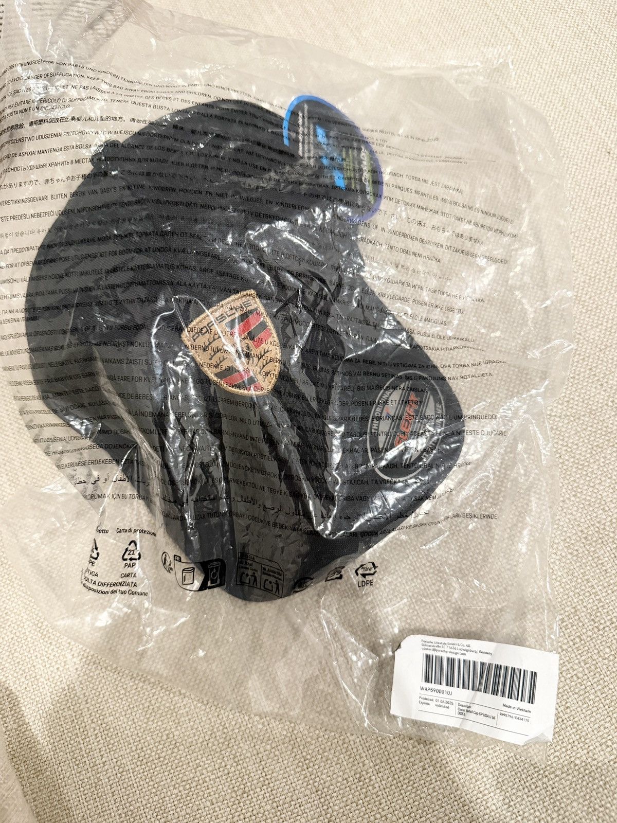 Members Only Iconic Porsche Jumbo Badge Logo Hat Cap Size ONE SIZE - 11 Thumbnail