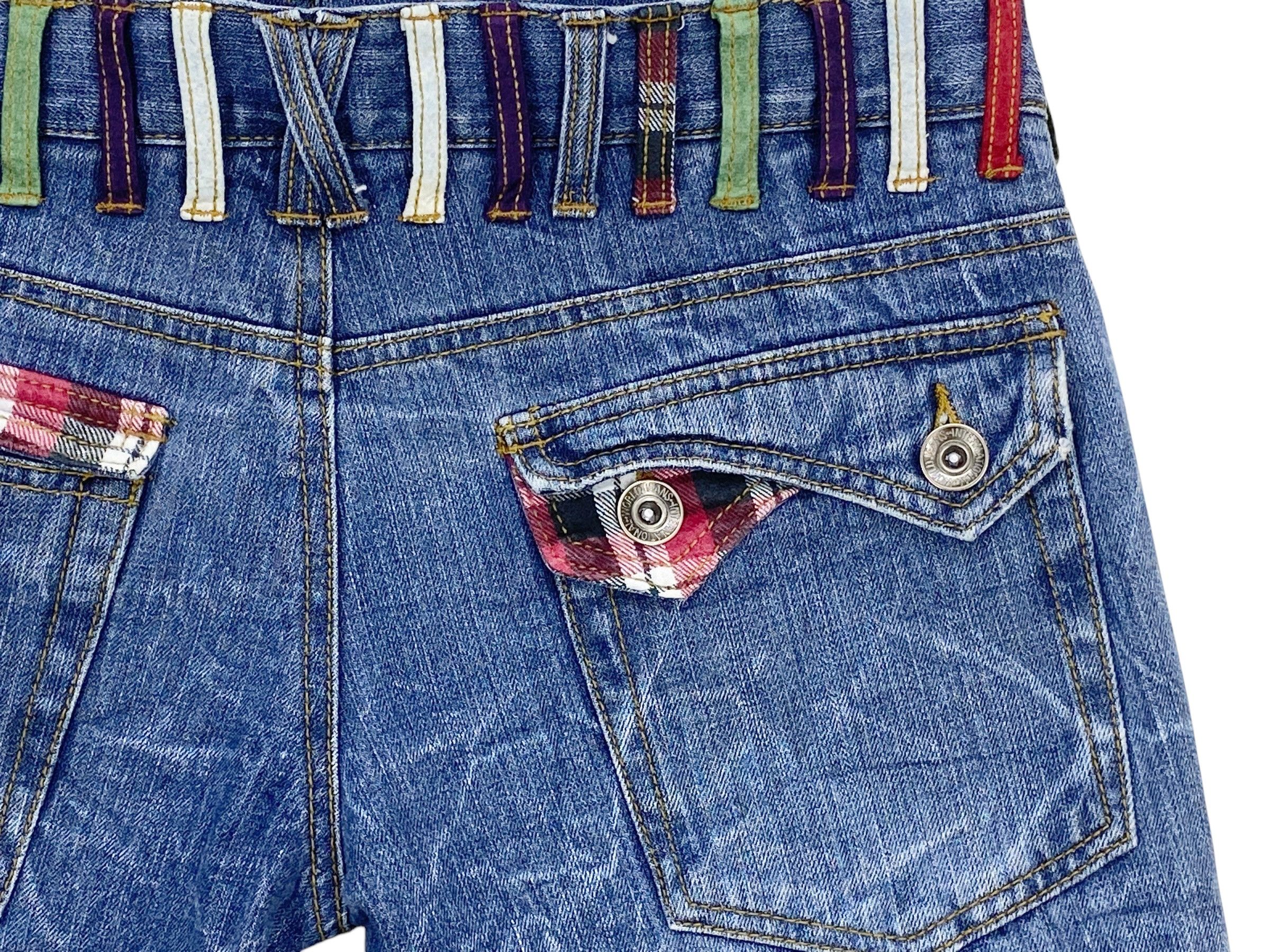 Japanese Brand Nylaus Short Jeans Distressed Denim Size US 32 / EU 48 - 7 Thumbnail