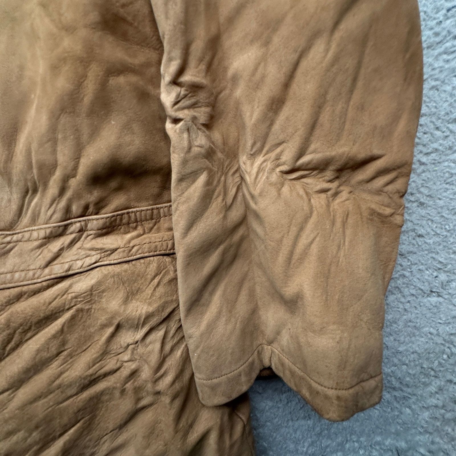 John Ashford VTG John Ashford Suede Leather Barn Chore Work Coat Large Size US L / EU 52-54 / 3 - 14 Thumbnail
