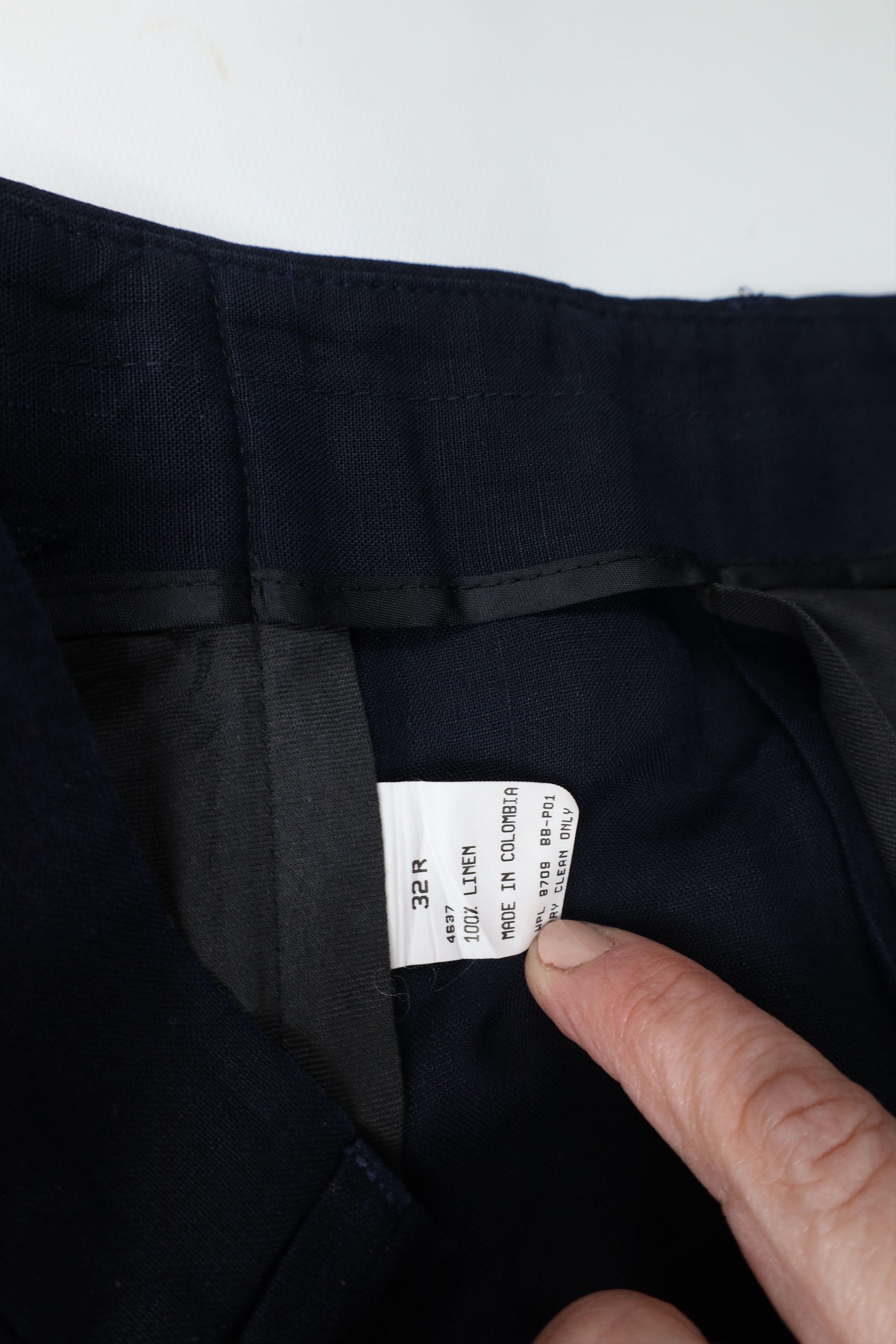 Brooks Brothers × Vintage Vintage 90s Brooks Brothers Cuffed Wide Leg Chino Pants Size US 32 / EU 48 - 7 Thumbnail