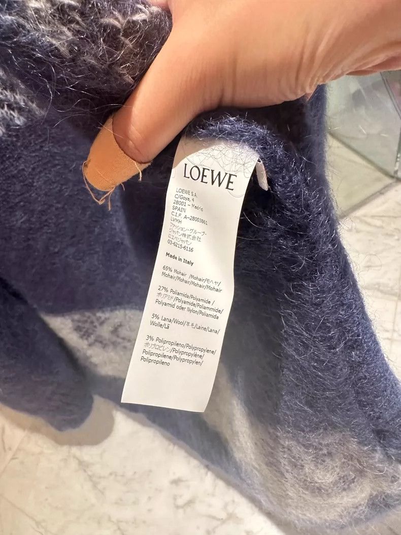 Loewe LOEWE Knitted coat made of horsehair Size XS / US 0-2 / IT 36-38 - 3 Thumbnail