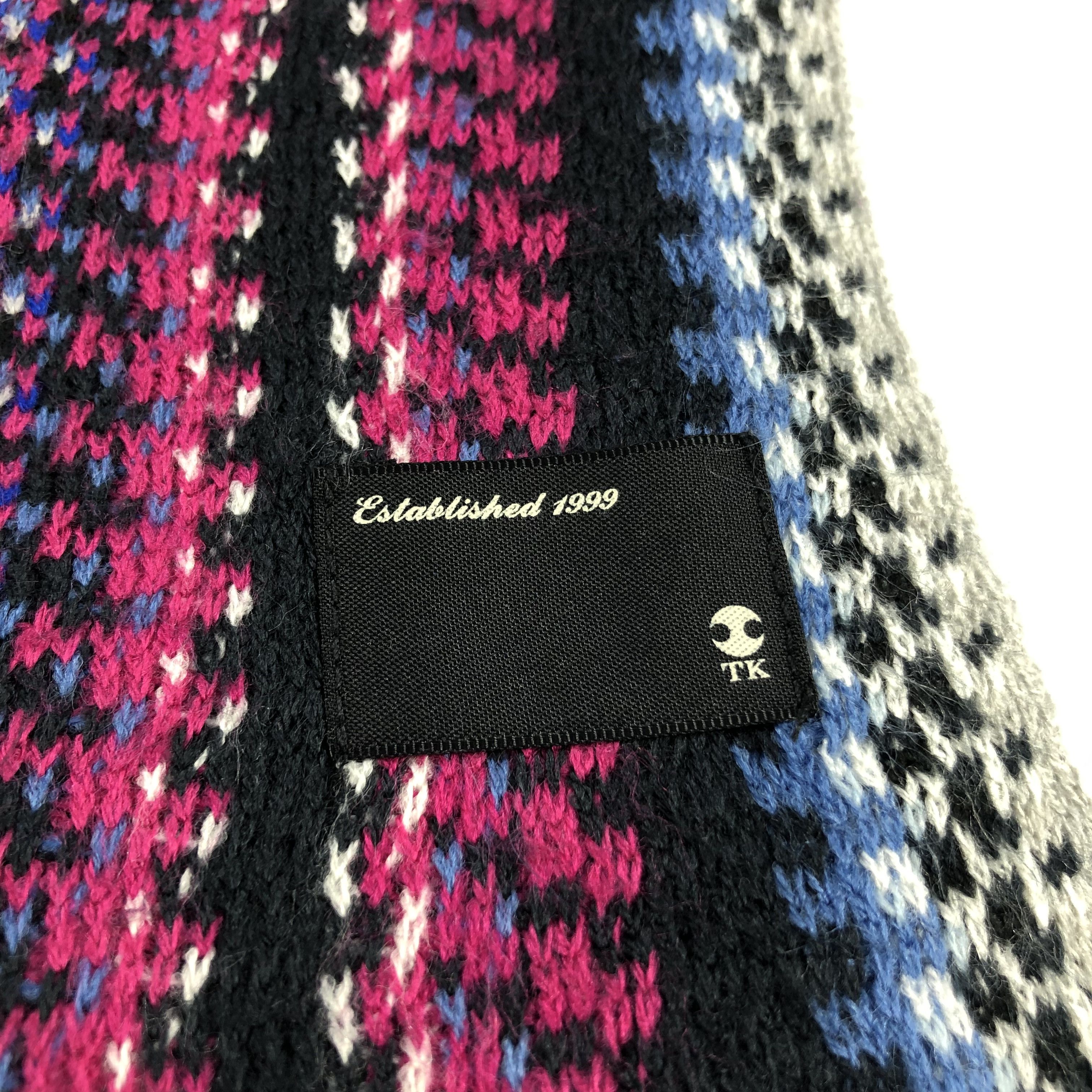 Takeo Kikuchi Takeo Kikuchi Wool Scarf Muffler V1013 Size ONE SIZE - 4 Thumbnail