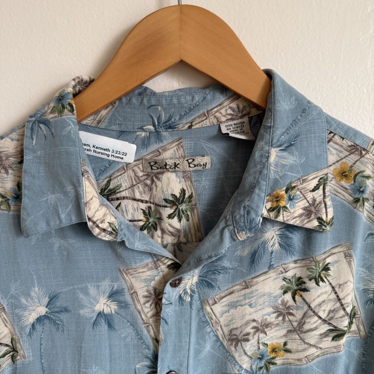 Vintage Vintage Batik Bay Hawaiian Shirt XL Palm Tree Beach Print Size US XL / EU 56 / 4 - 3 Thumbnail