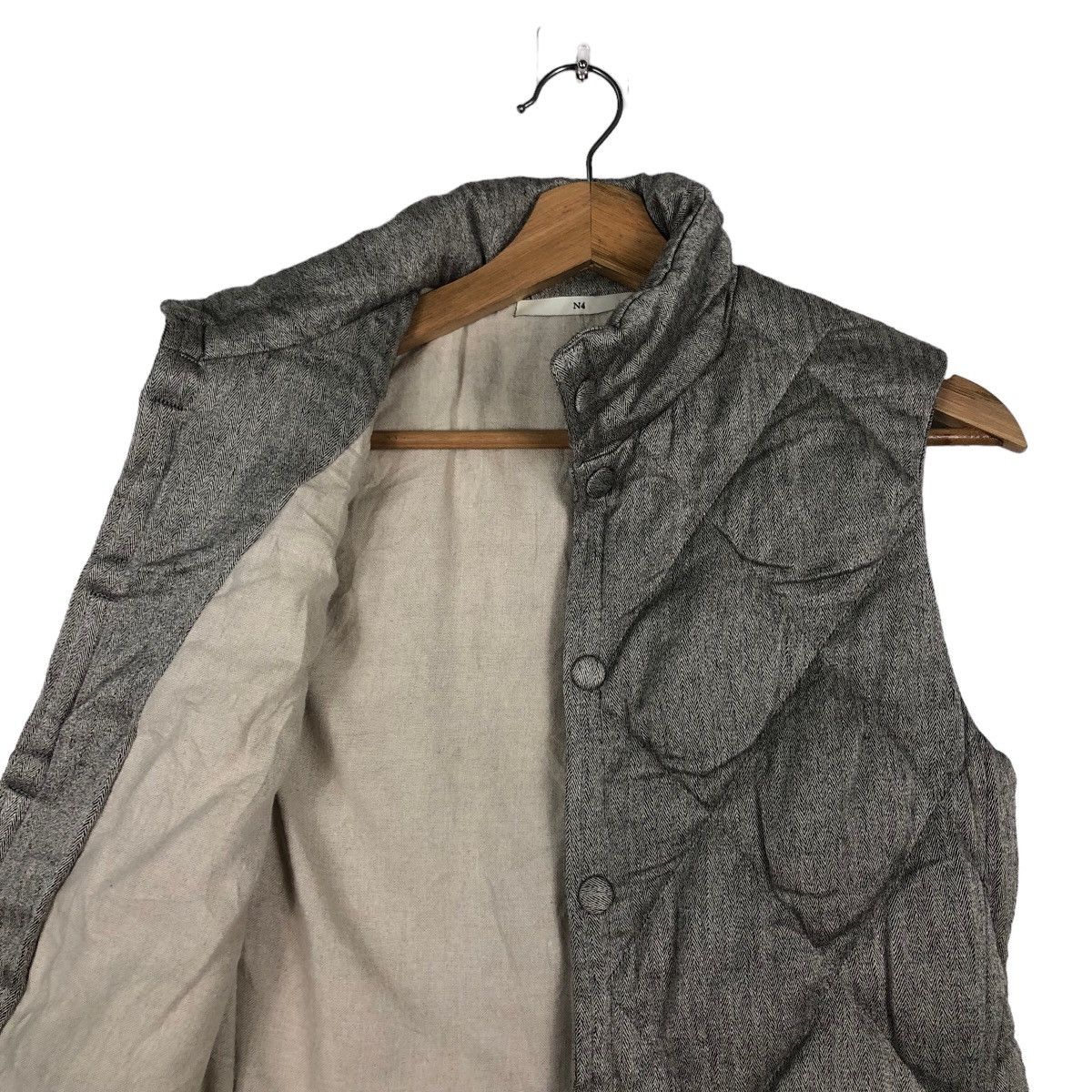 Japanese Brand 🔥Rare Vest Tank Top Quilted N4 Made in Japan Size US M / EU 48-50 / 2 - 9 Thumbnail