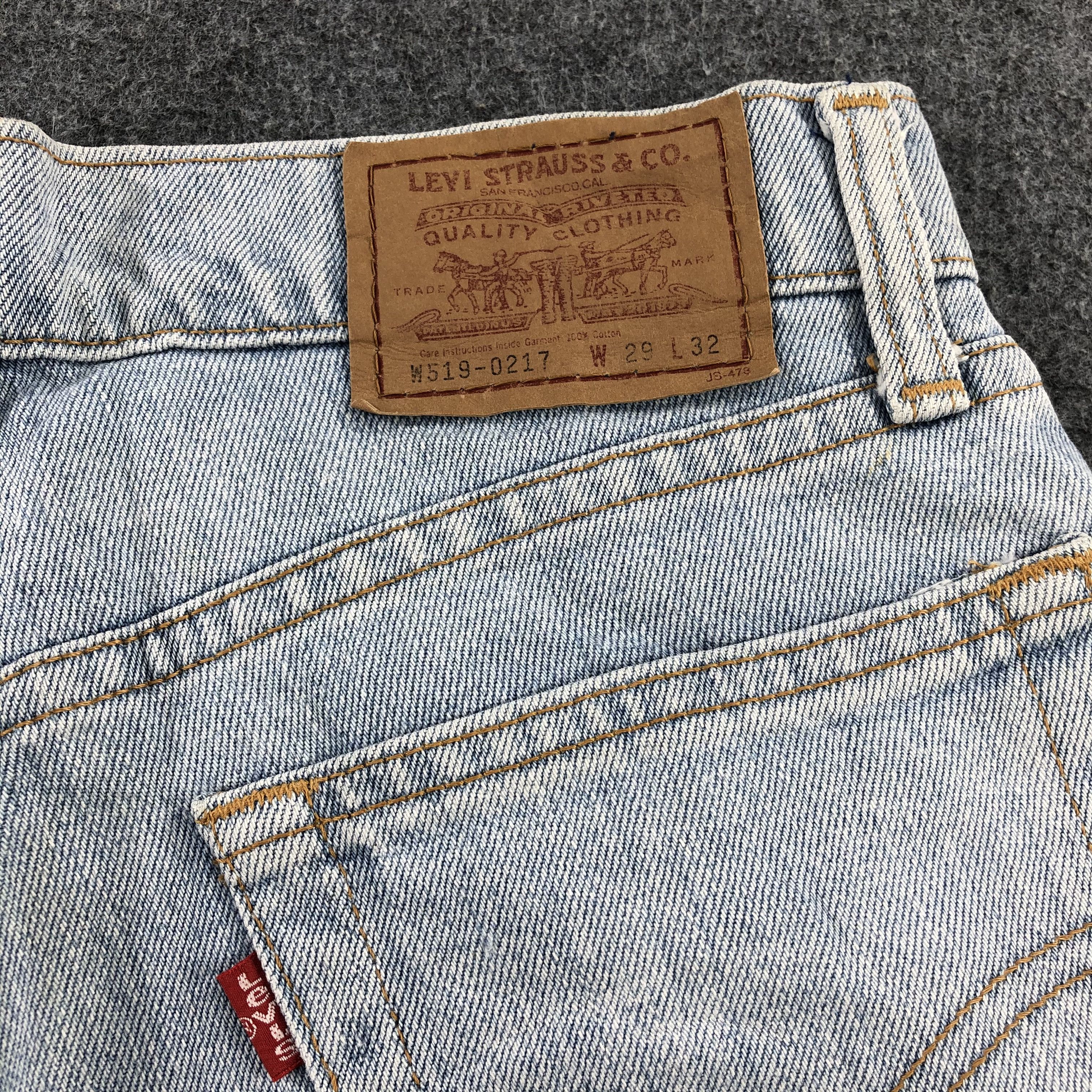 Levi's × Vintage 90s Vintage Light Wash Levis 519 Jeans-JM2000 Size 27" / US 4 / IT 40 - 5 Thumbnail