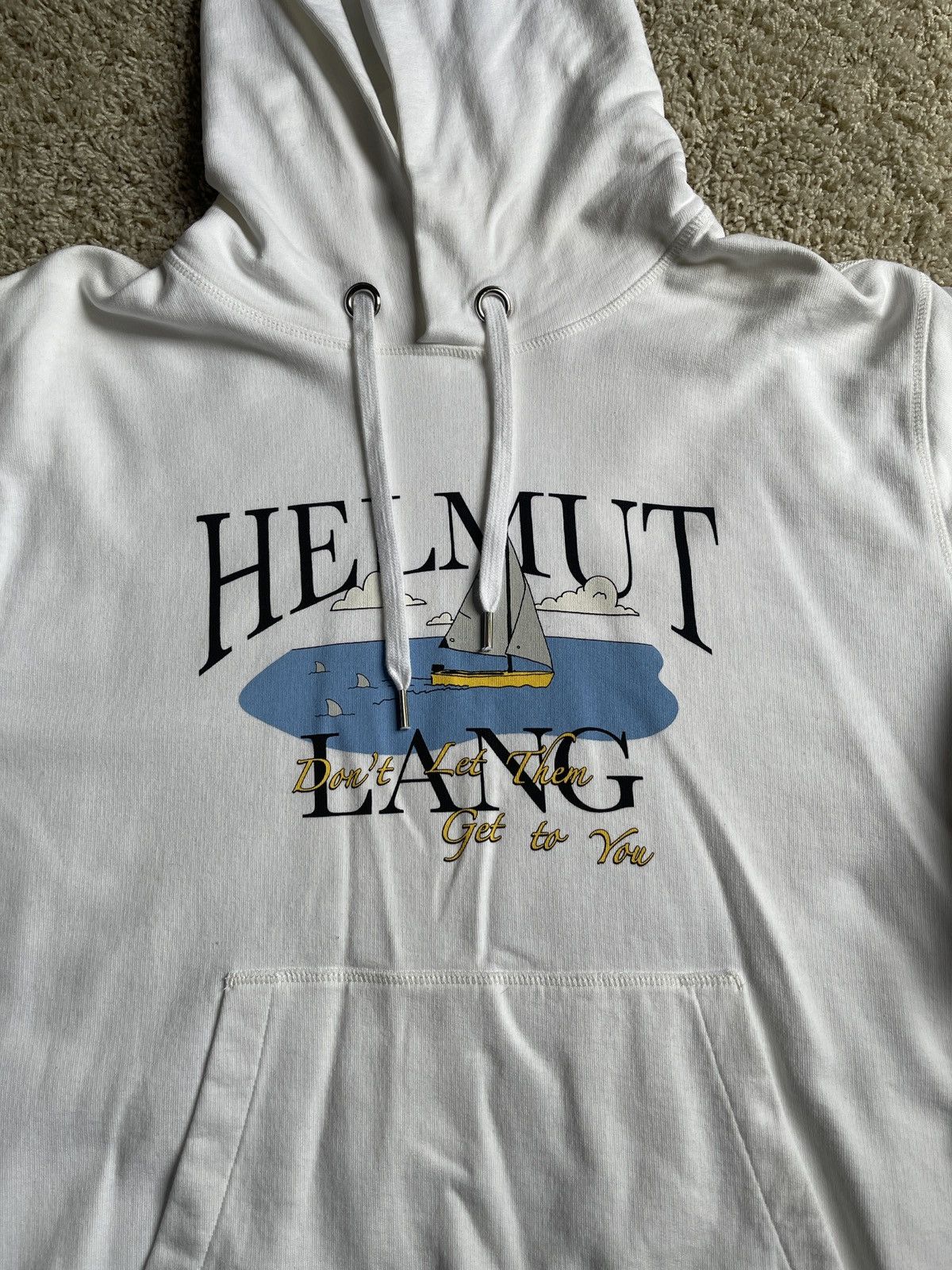 Helmut Lang × Saintwoods Helmut Lang Ocean Hoodie Size US XL / EU 56 / 4 - 2 Thumbnail