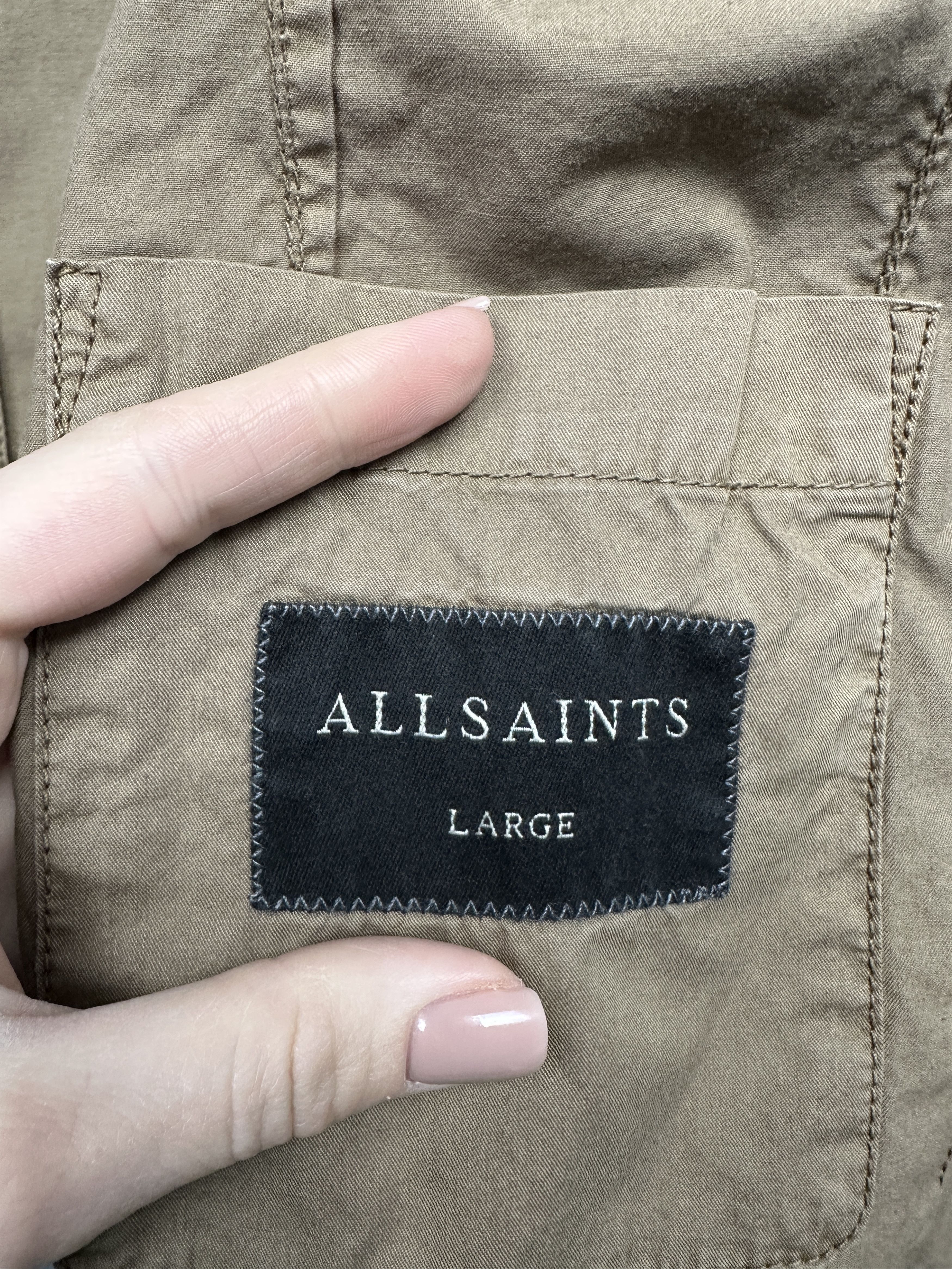 Allsaints Allsaints Munro Mens Blazer Jacket Size US L / EU 52-54 / 3 - 3 Thumbnail