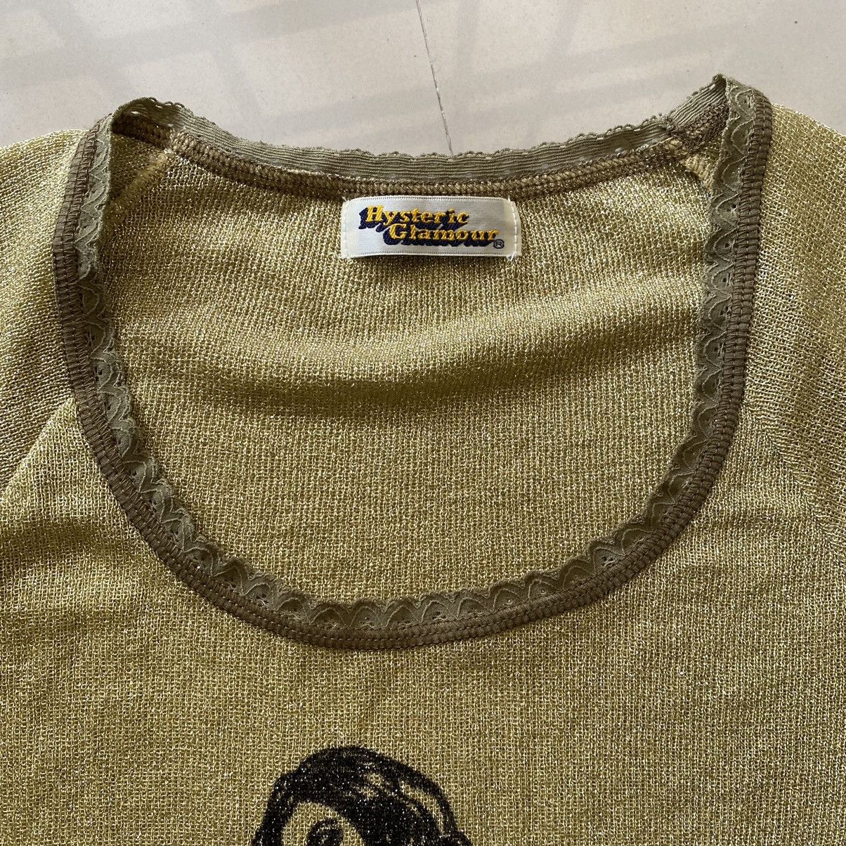 Hysteric Glamour vintage hysteric glamour mesh tee Size M / US 6-8 / IT 42-44 - 2 Thumbnail