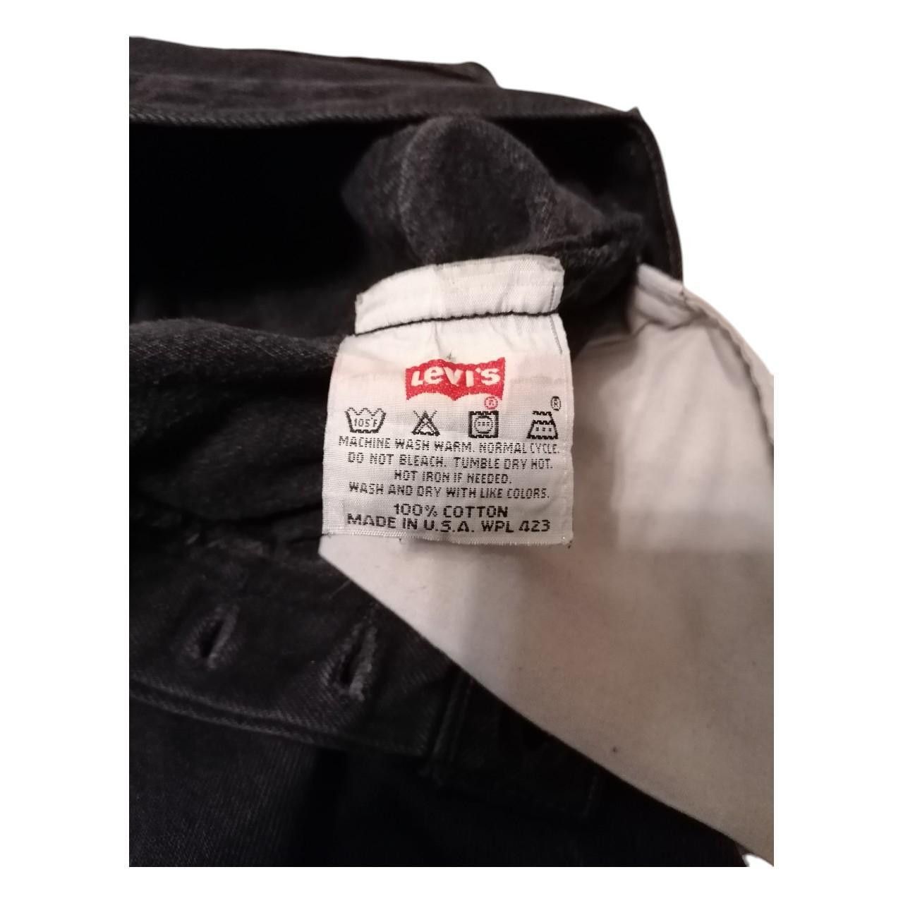 Levi's Vintage Levi's 501 USA Made 90s black Size US 29 - 4 Thumbnail