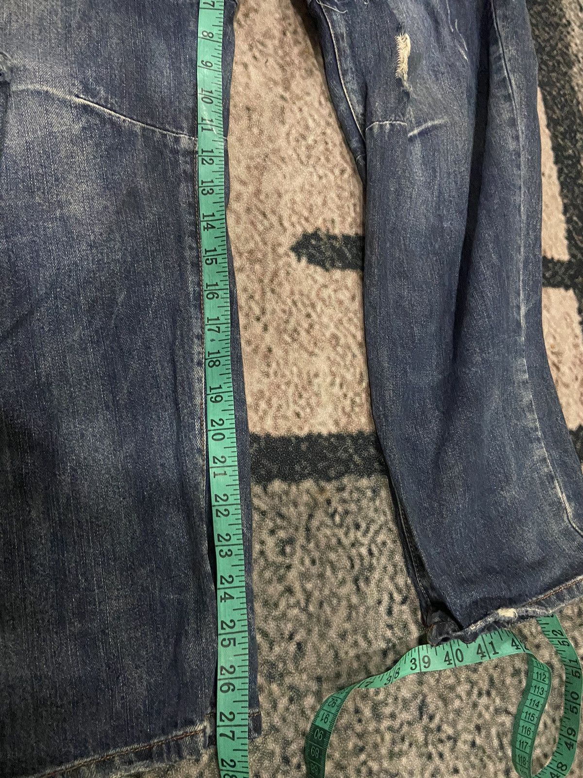 Japanese Brand Monchel jeans distressed Size US 40 / EU 56 - 13 Thumbnail