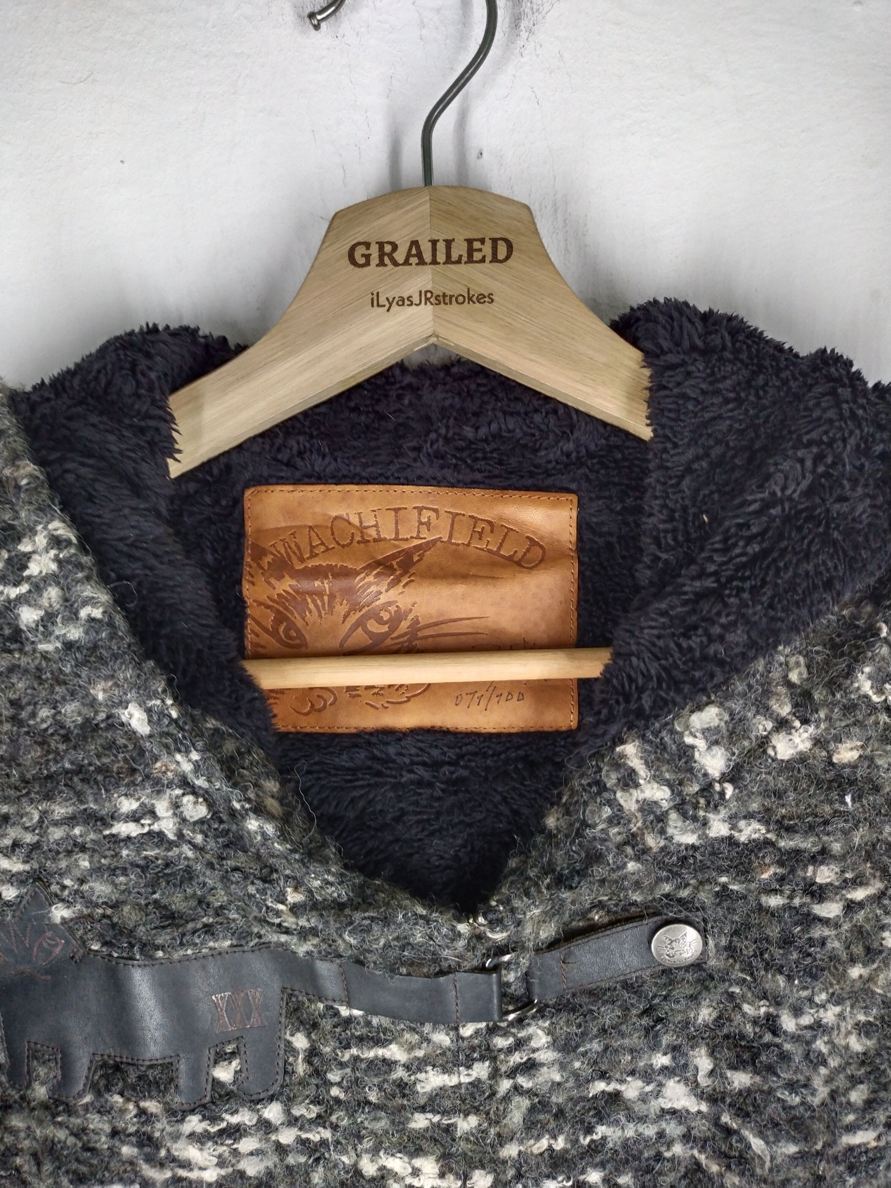 Japanese Brand × Ne-Net Vtg Wachifield Wool Coat Jacket Size M / US 6-8 / IT 42-44 - 20 Thumbnail