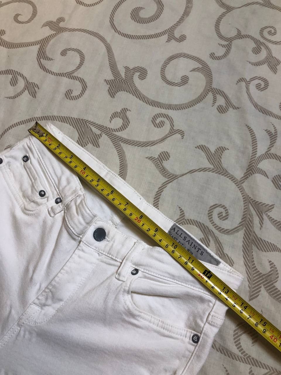 Allsaints ALL SAINTS Women's Fit skinny Distressed jeans white Size 28" / US 6 / IT 42 - 17 Thumbnail