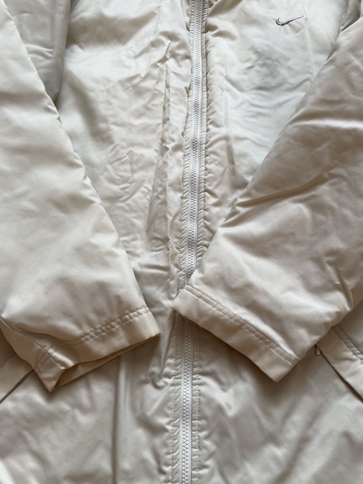 Nike × Vintage Vintage 00s Nike Big Swoosh Logo Back Print Full Zip Jacket Size US L / EU 52-54 / 3 - 5 Thumbnail