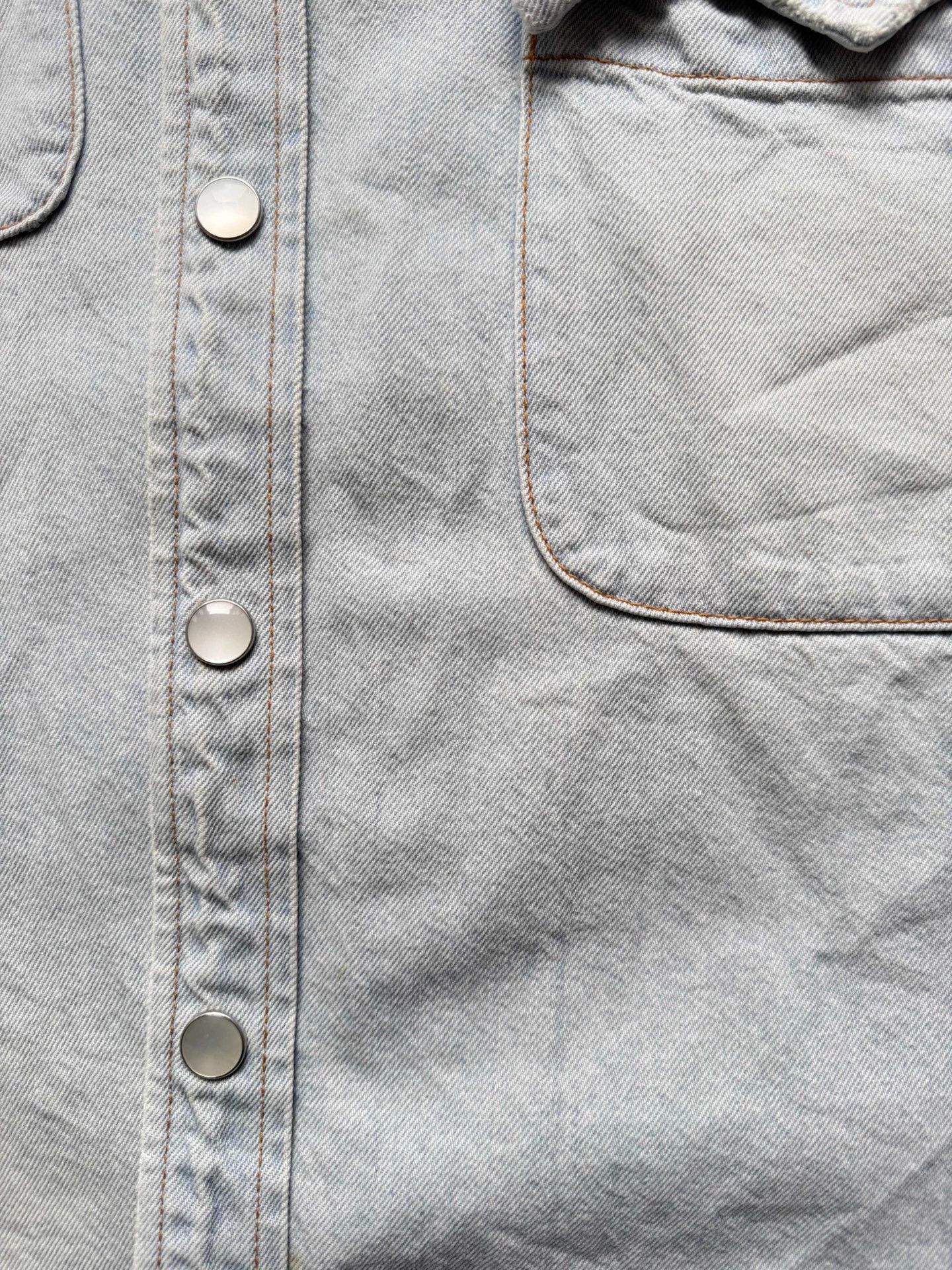 Kolor Kolor Beacon Washed Distressed Denim Jacket Orange 2 Size US M / EU 48-50 / 2 - 6 Thumbnail