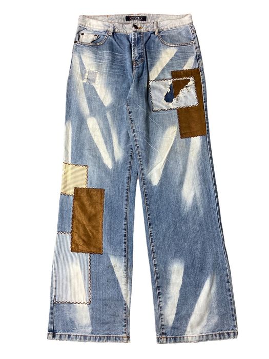 Japanese Brand 90s Japanese Brand Kikly Distressed Patchwork Jeans🔥 ...