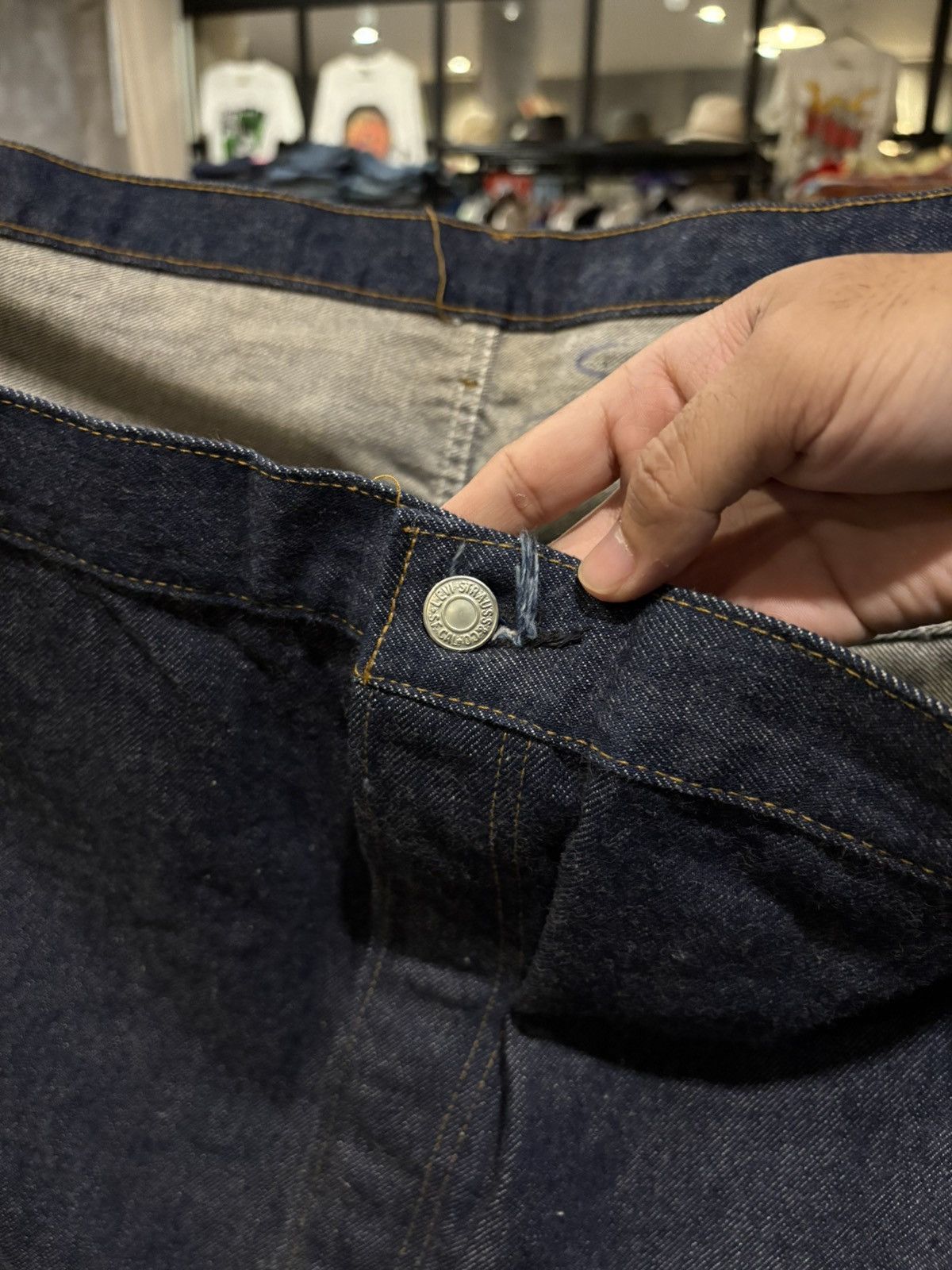 Levi's Vintage Clothing × Vintage 1970’s Levi’s 501 Display Redline button #524 size w76 L45 Size US 44 / EU 60 - 7 Thumbnail