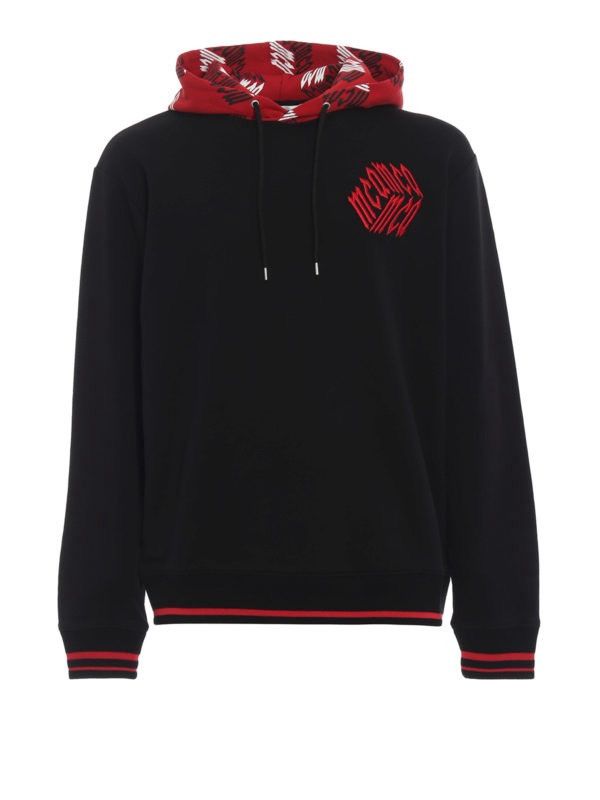 Alexander McQueen 🇮🇹 Y2K Alexander McQueen MCQ Black Hoodie Rare Retro Size US XL / EU 56 / 4 - 6 Thumbnail