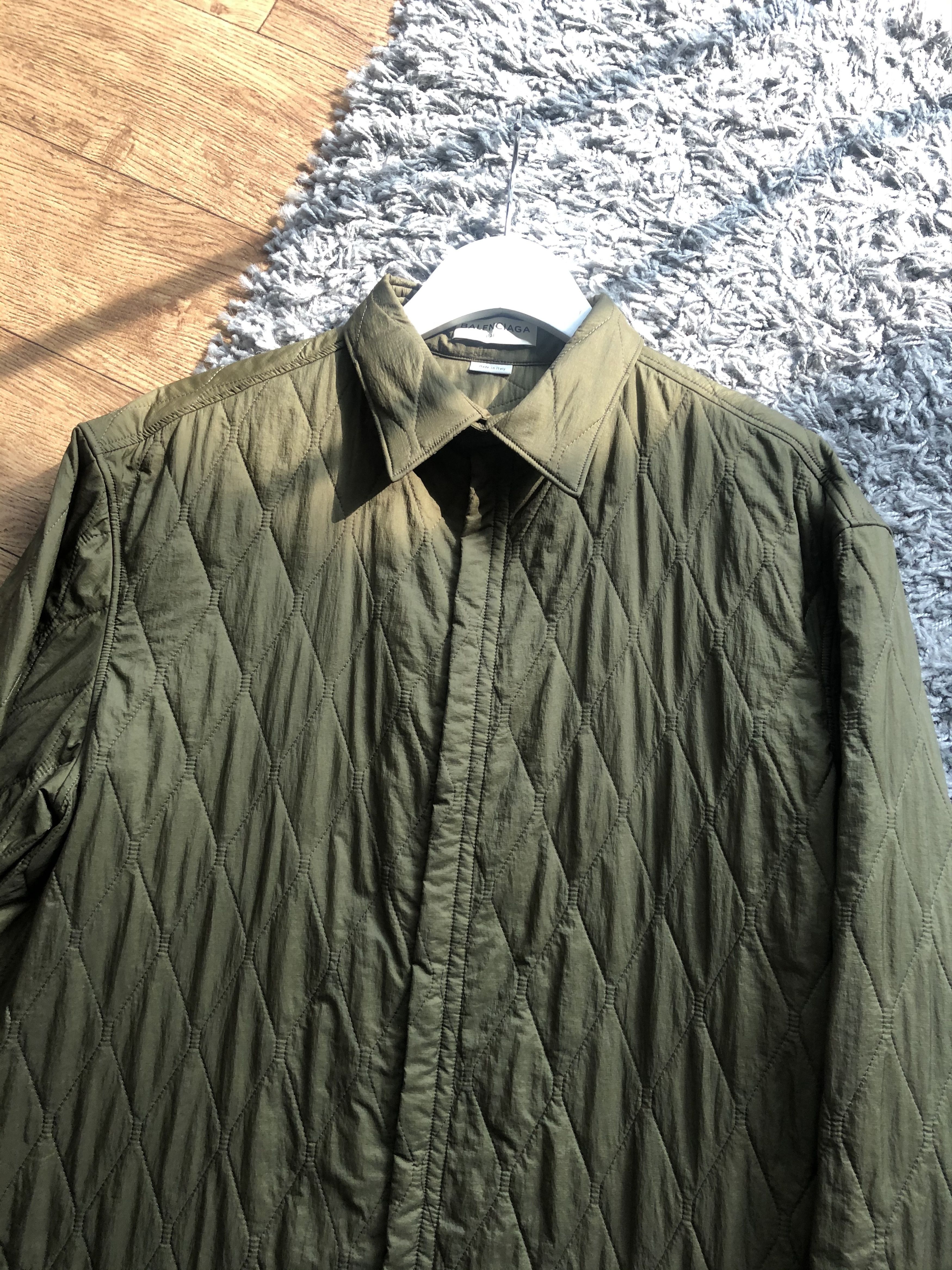 Balenciaga BALENCIAGA Quilted Shirt Jacket Size US M / EU 48-50 / 2 - 4 Thumbnail